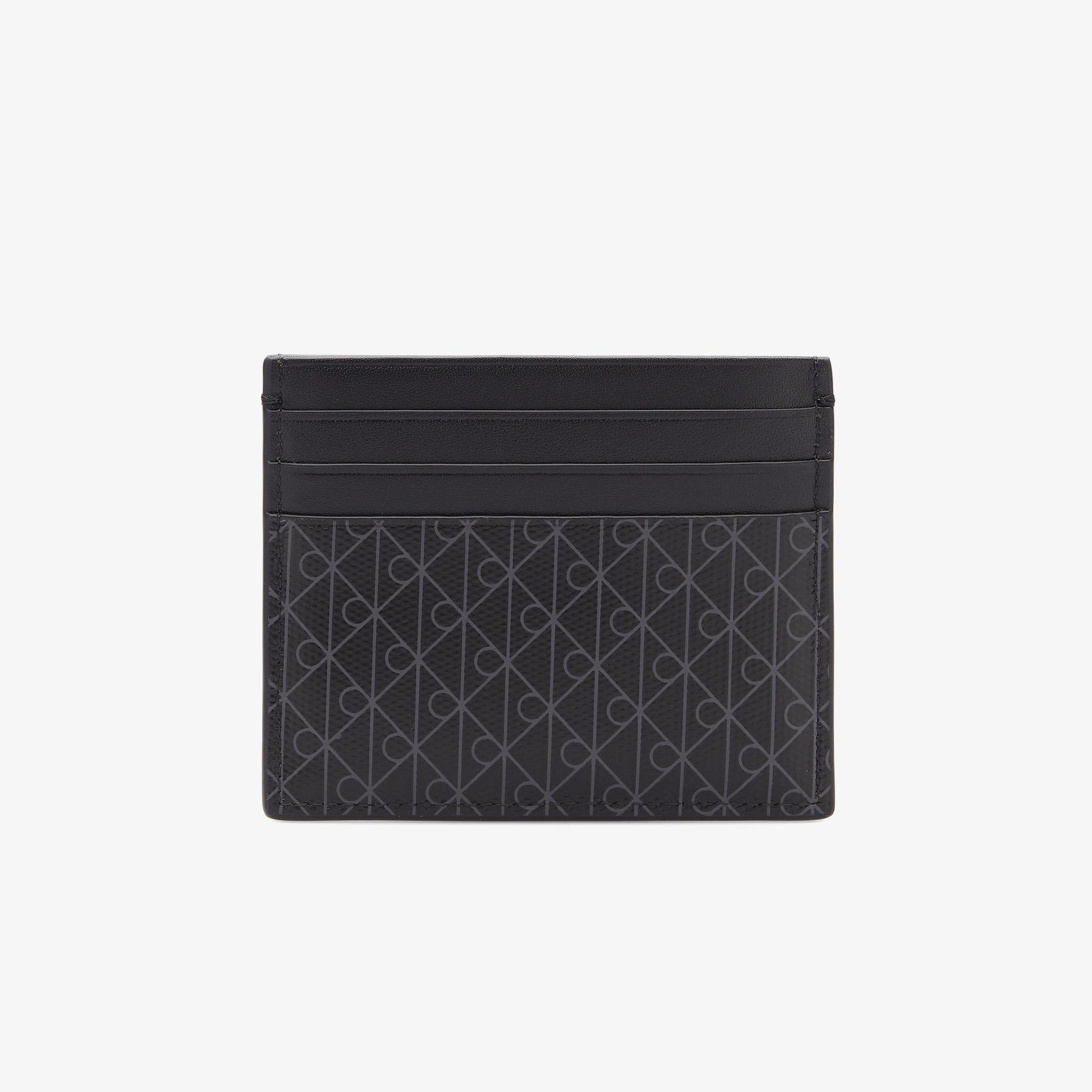 Calvin Klein Emblem Coated Erkek Siyah Kartlık