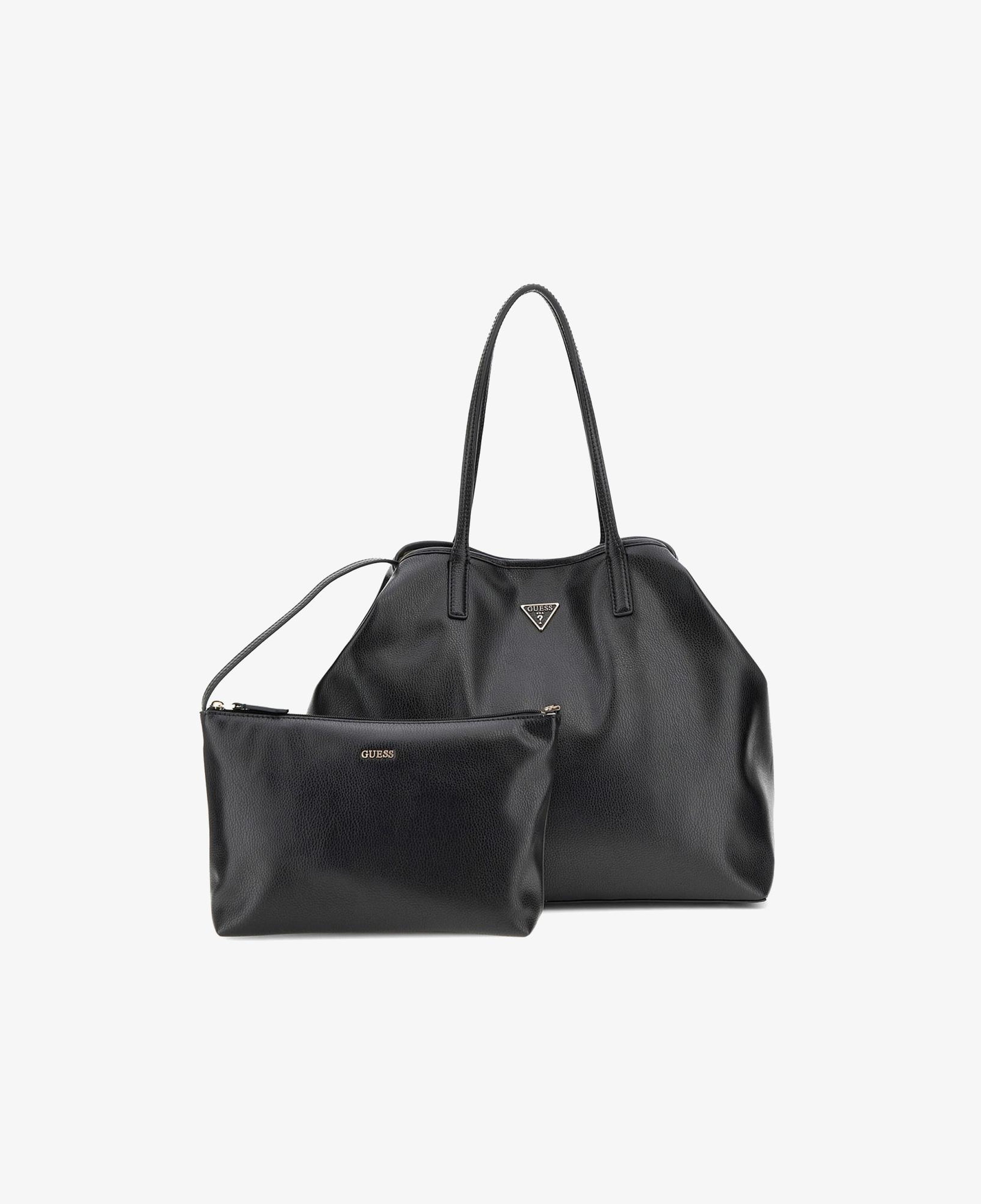 Guess Mietta Victtoria Tote Kadın Siyah Omuz Çantası