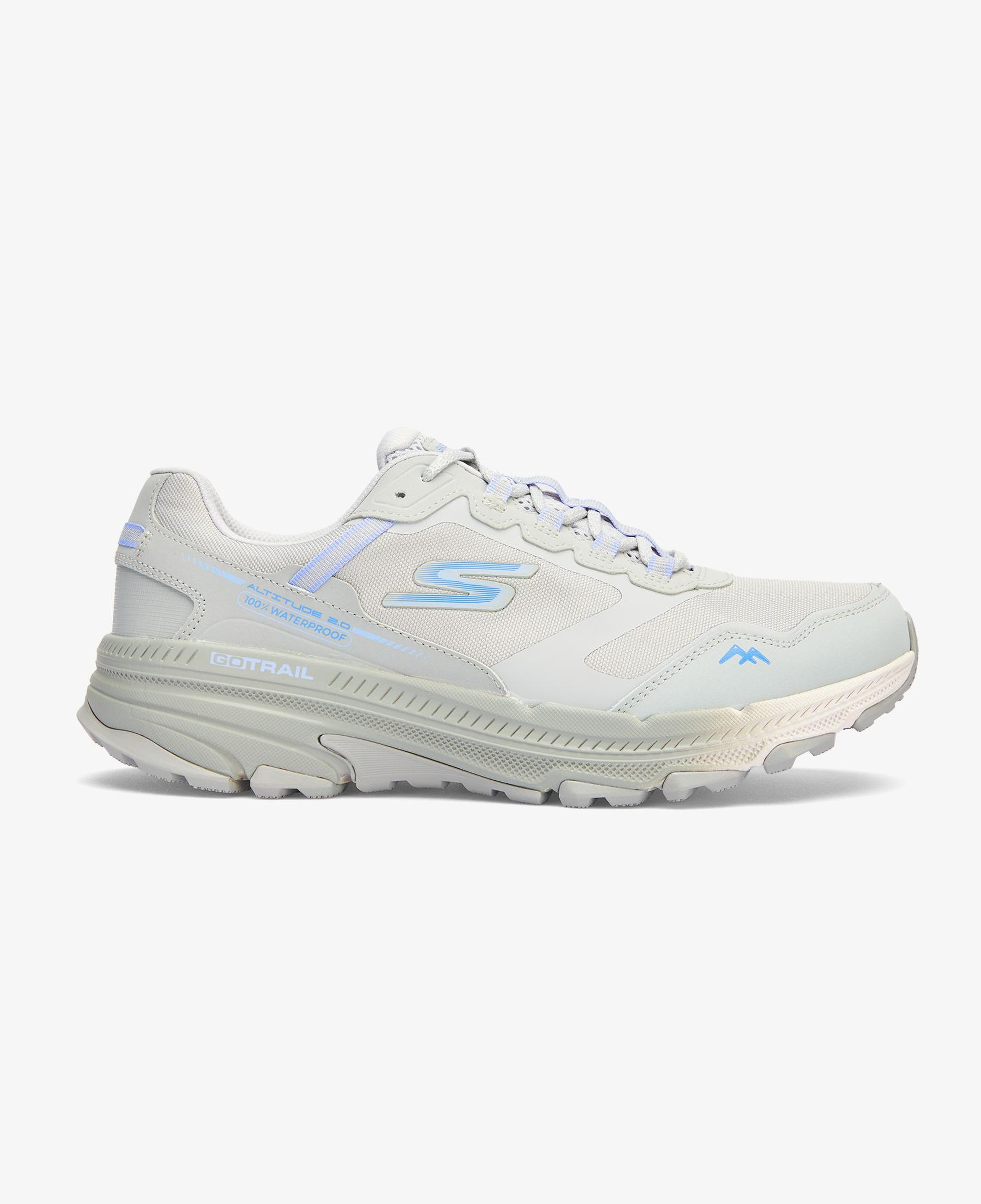 Skechers Go Run Trail Altitude 2.0 Pine Redge Kadın Gri Koşu Ayakkabısı