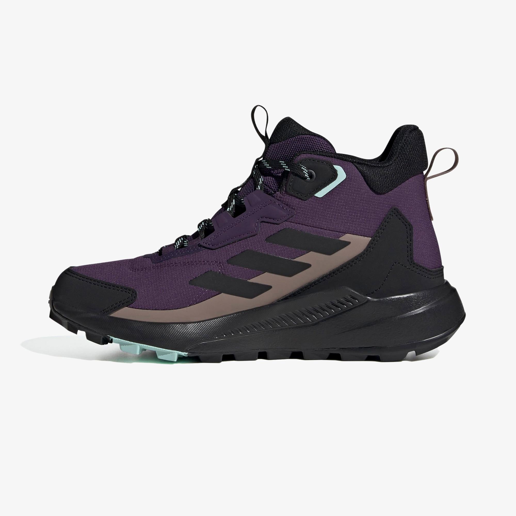 adidas Terrex Anylander Mid Rain.Rdy Kadın Mor Yürüyüş Ayakkabısı