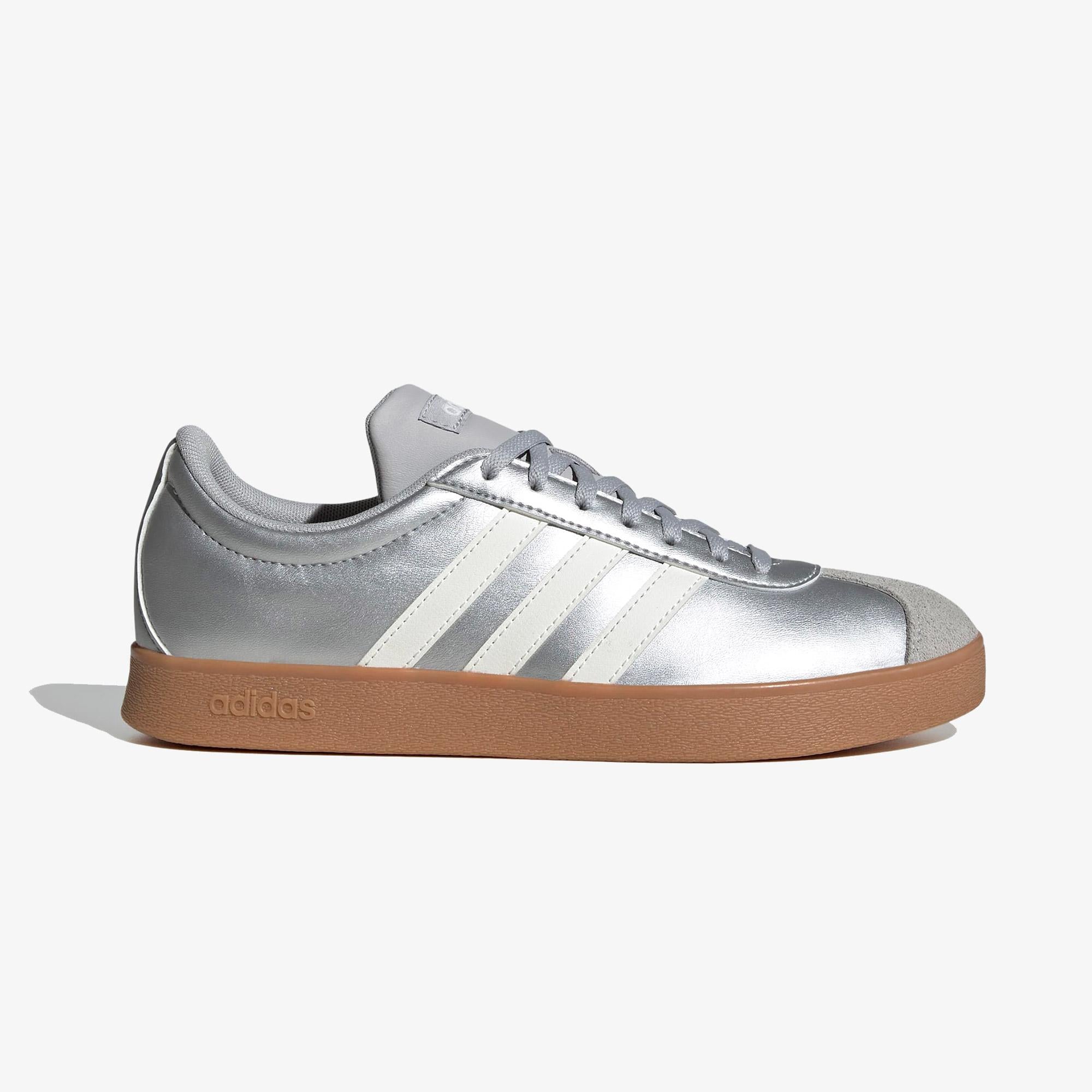 adidas Vl Court Base Kadın Gri Spor Ayakkabı