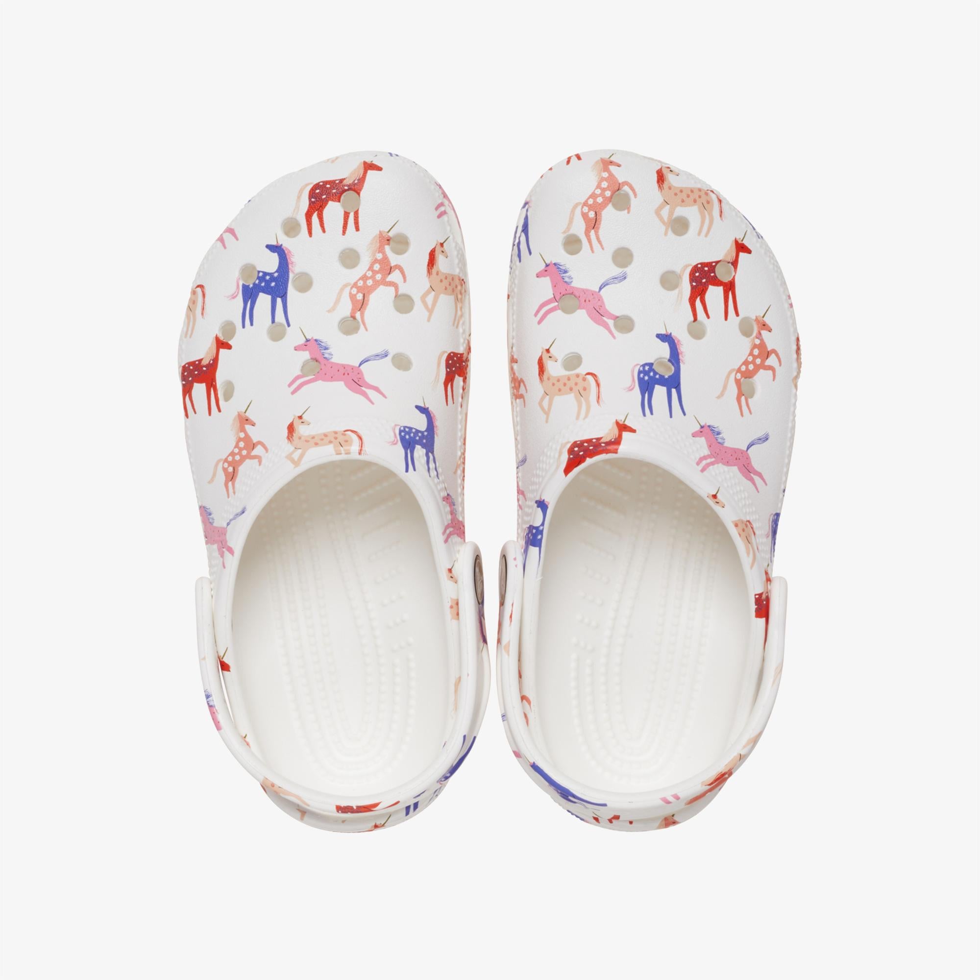 Crocs Classic Character Paint Çocuk Beyaz Terlik