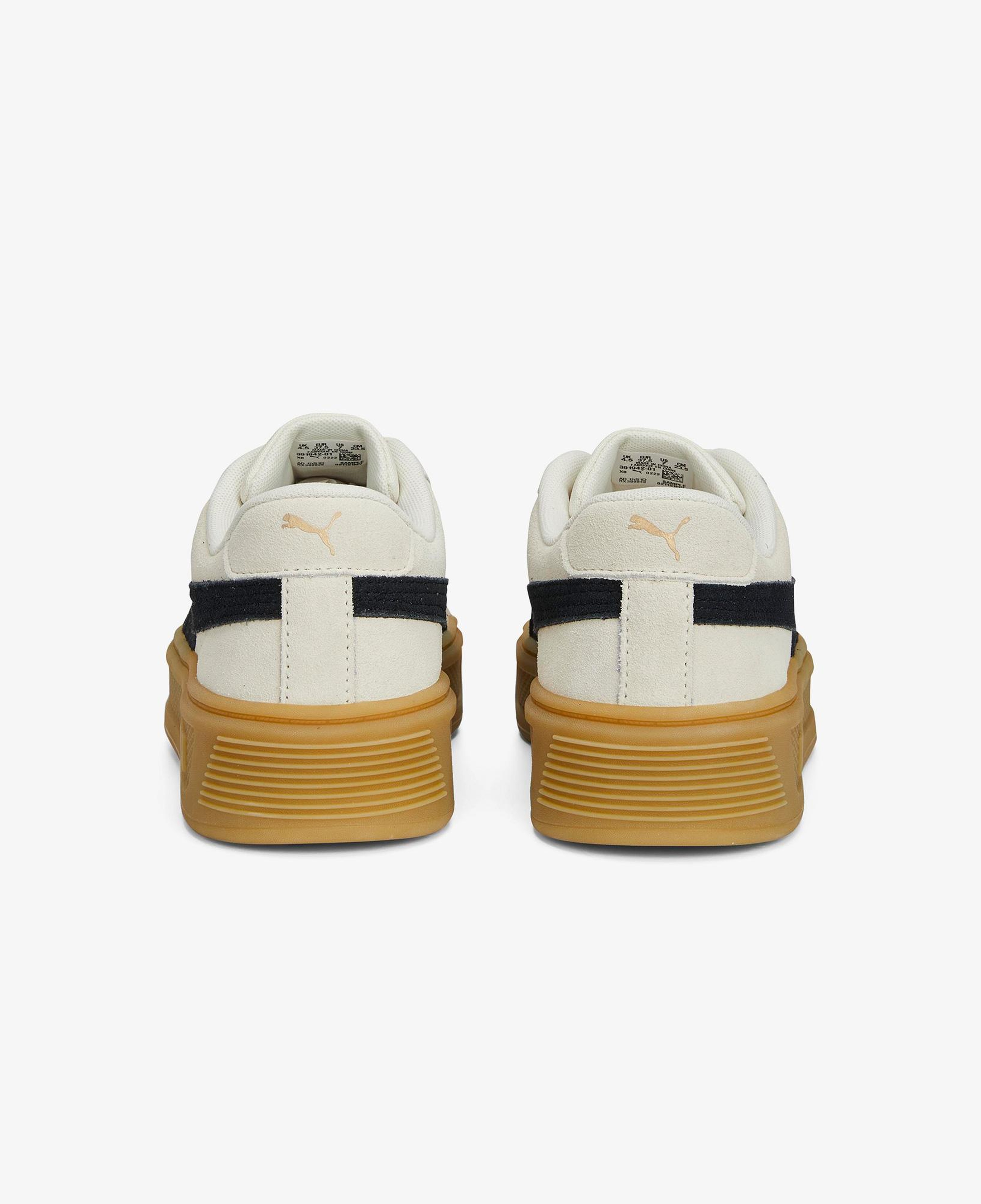 Puma Smash Platform V3 Sd Kadın Krem Spor Ayakkabı