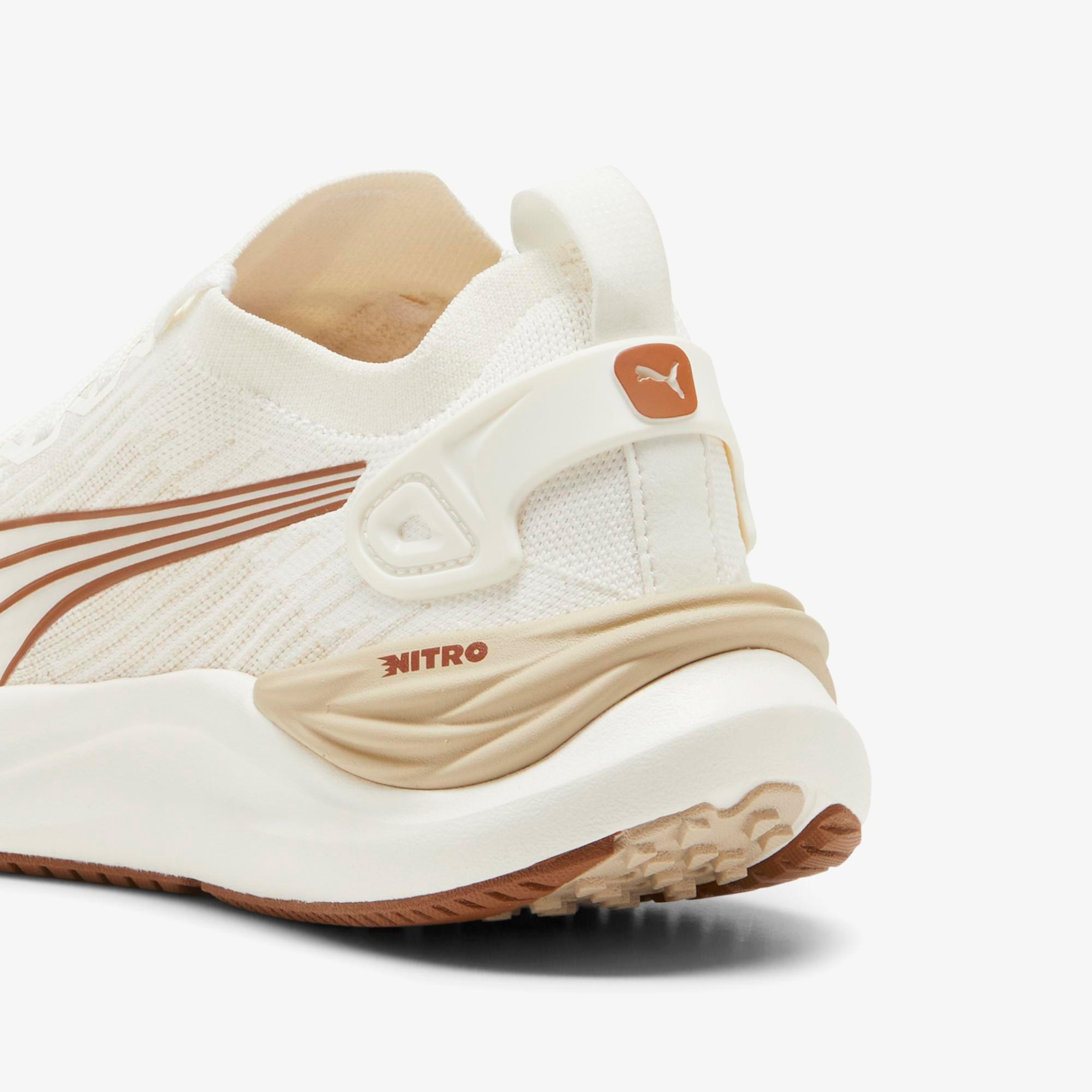 Puma Electrify Nitro 3 Knit Wn Kadın Krem Koşu Ayakkabısı