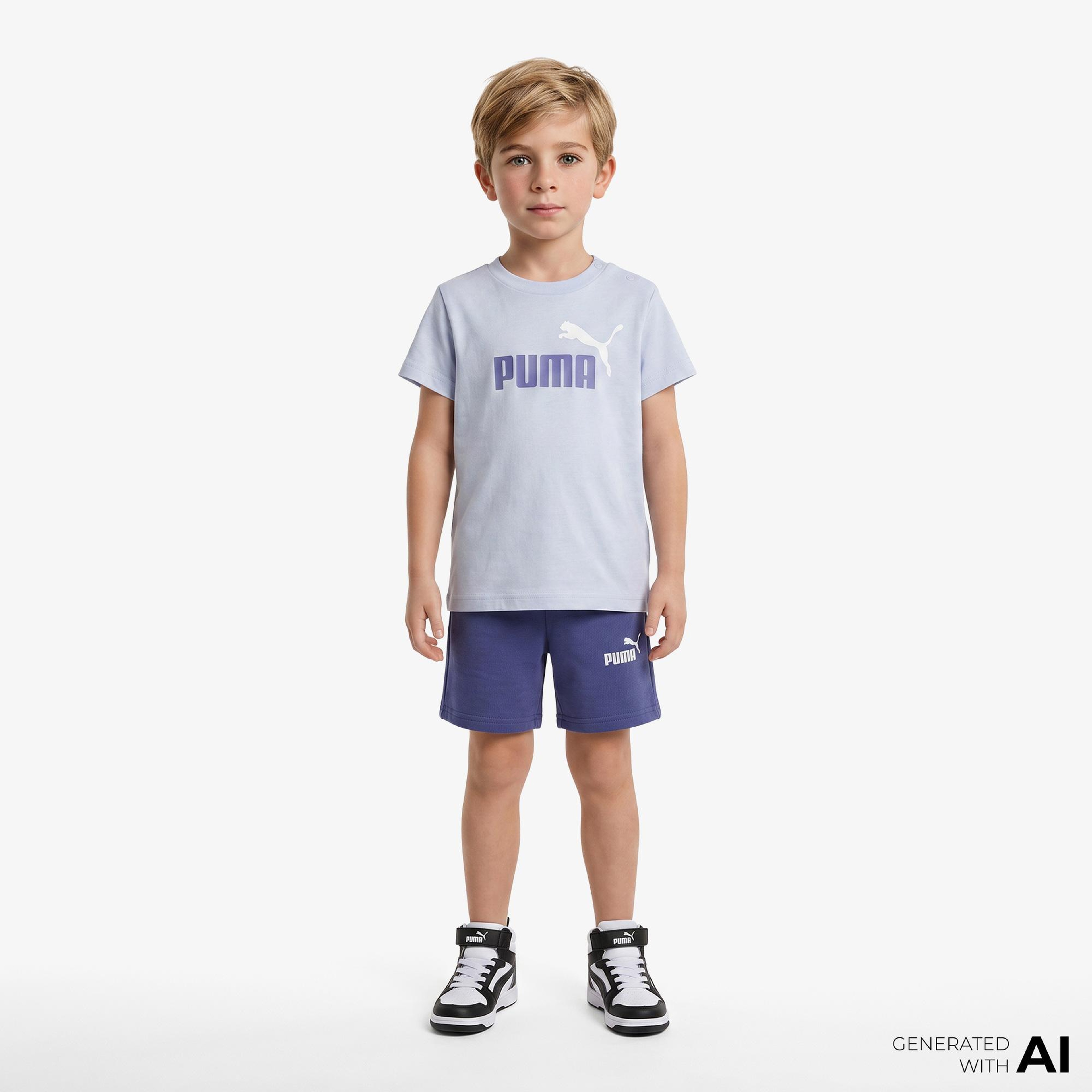 Puma Essentials Bebek Mavi Eşofman Takımı