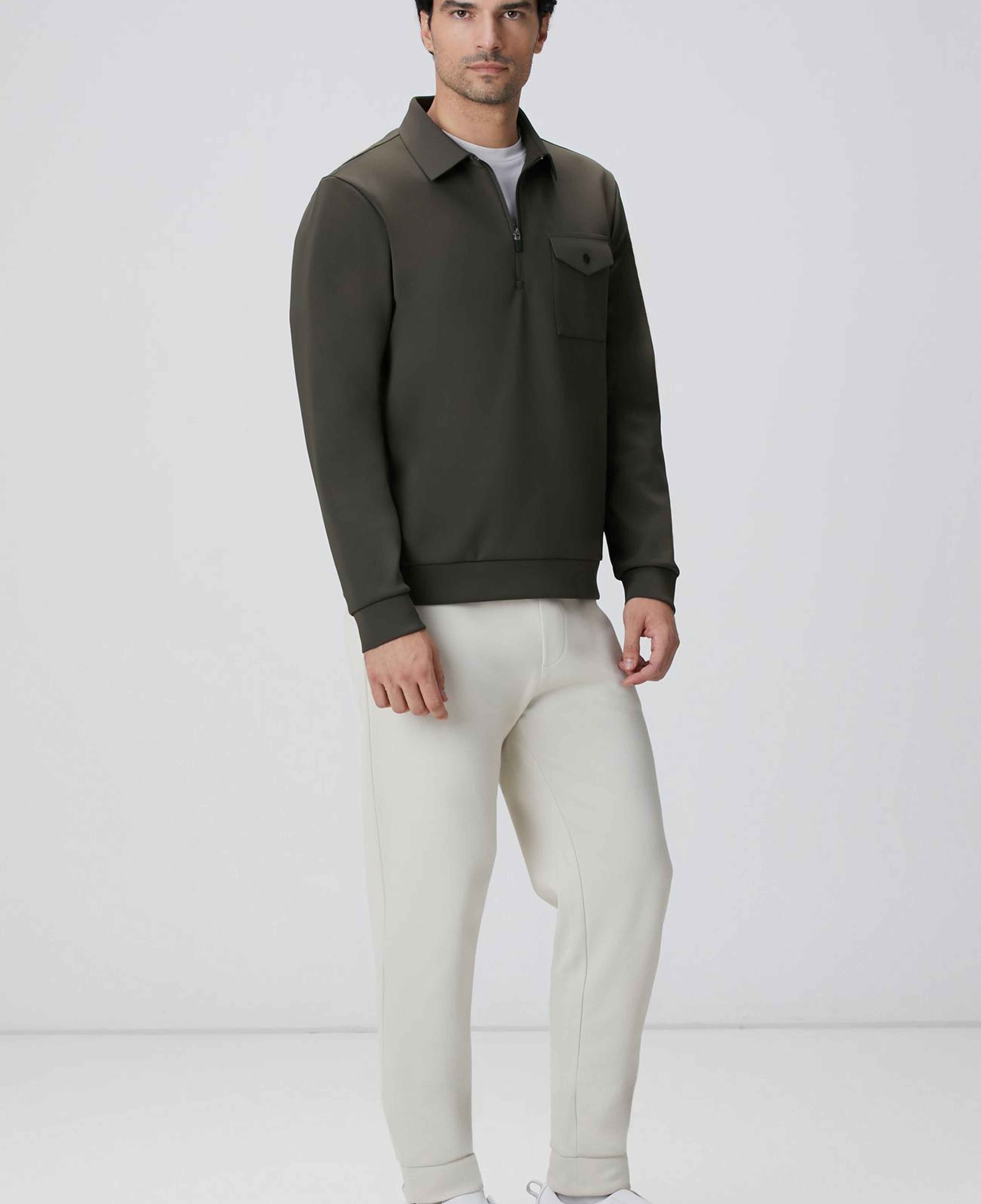 Network Erkek N-Tech Haki Sweatshirt