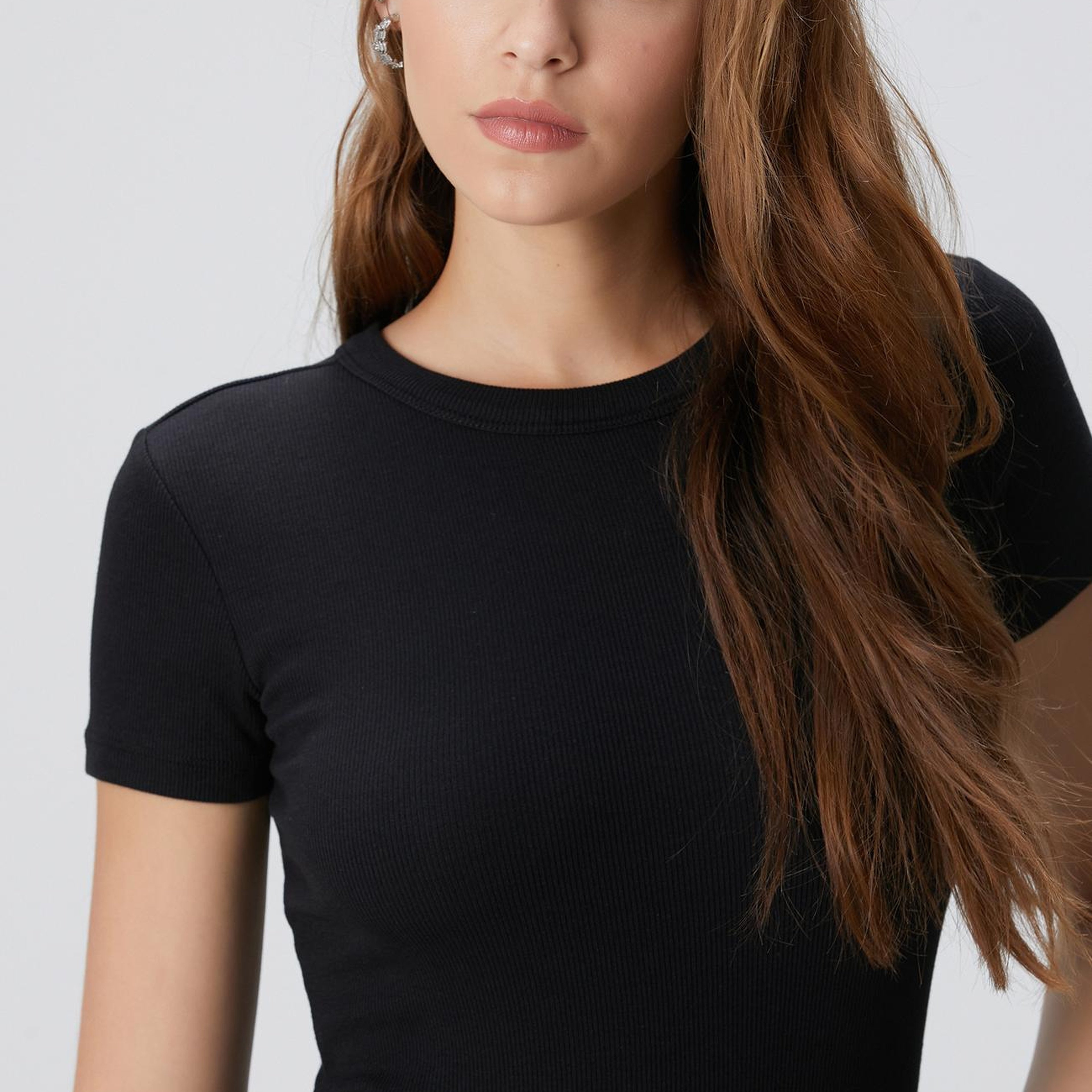 Network Kadın Siyah T-Shirt