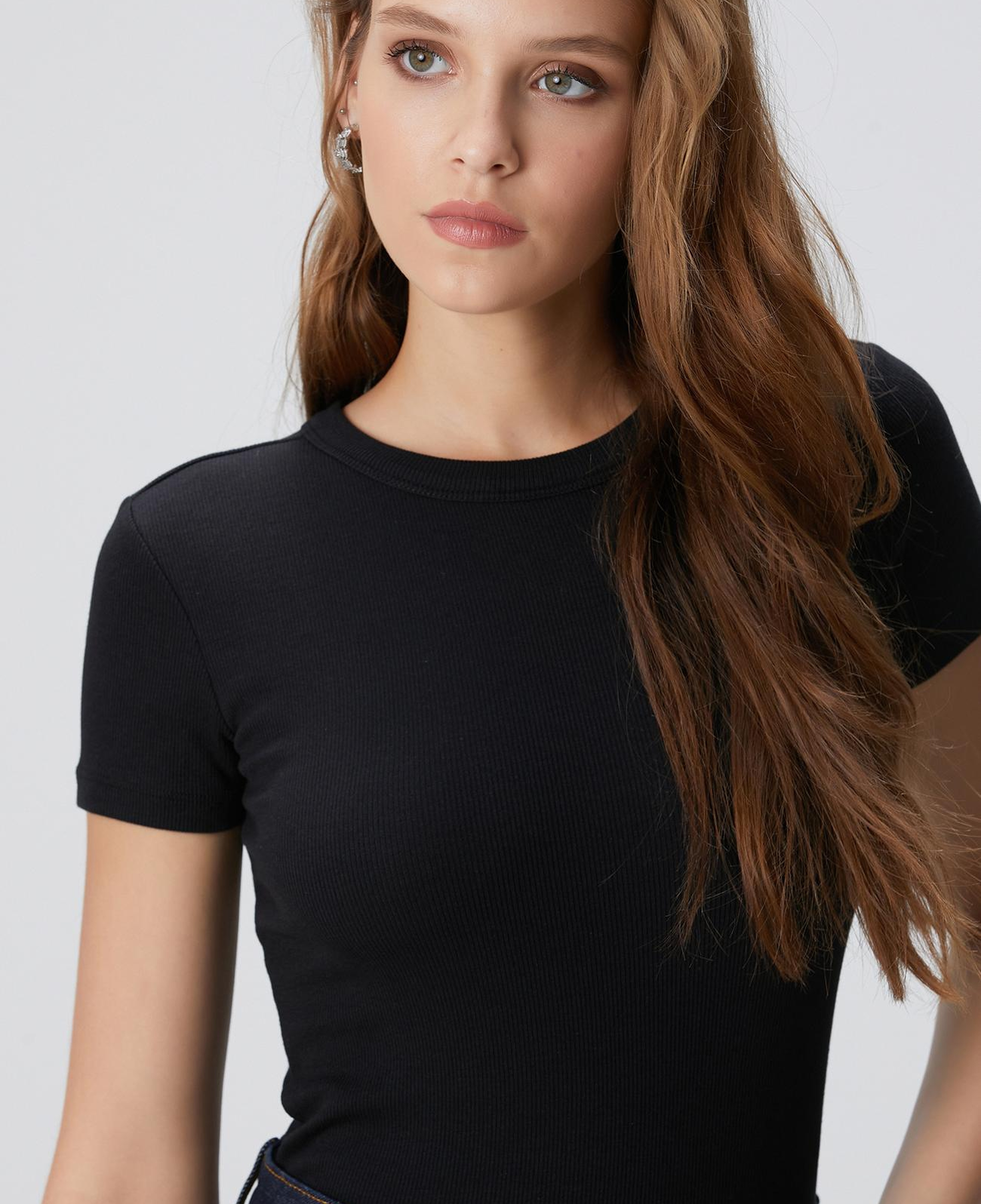 Network Kadın Siyah T-Shirt