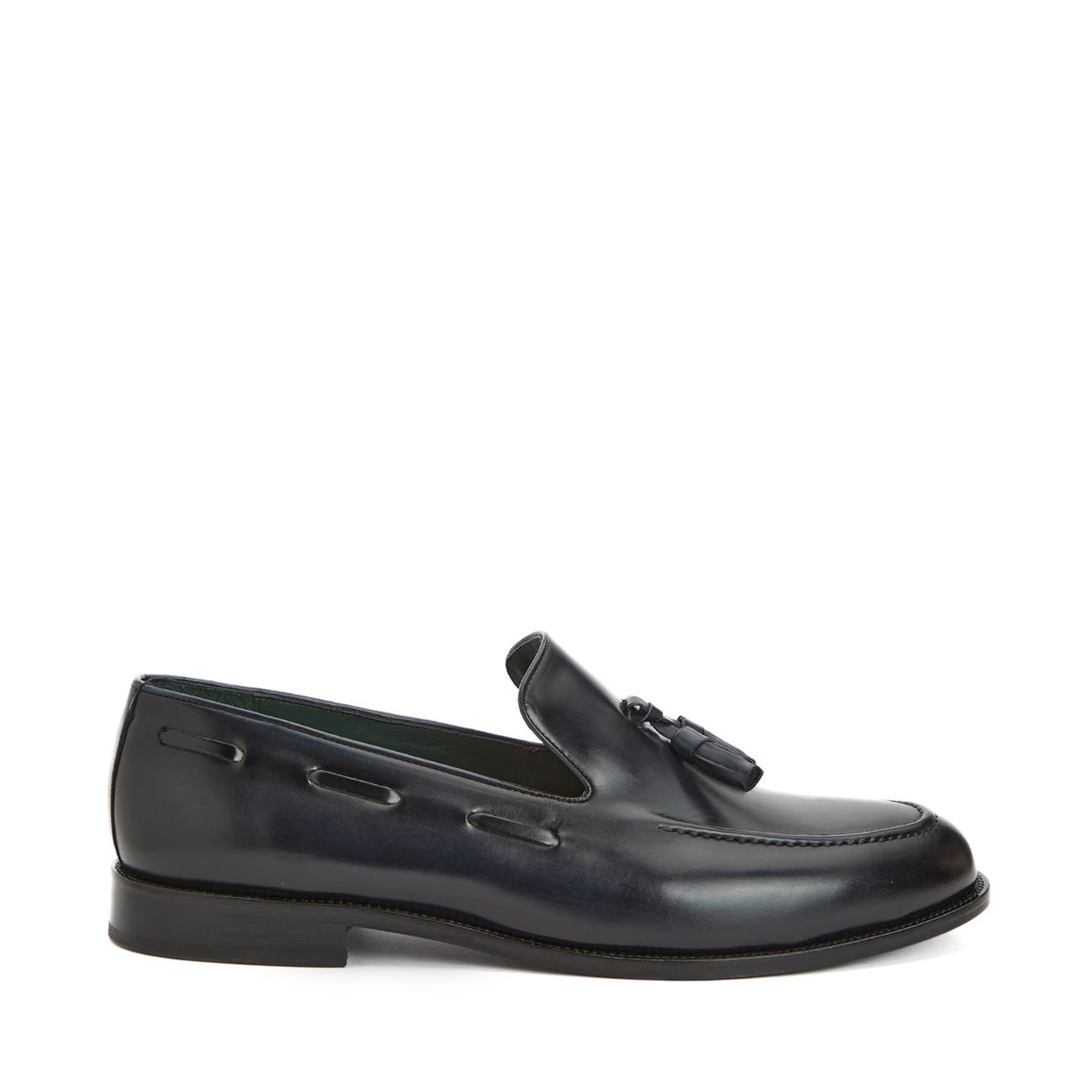 George Hogg Icons Erkek Lacivert Deri Loafer