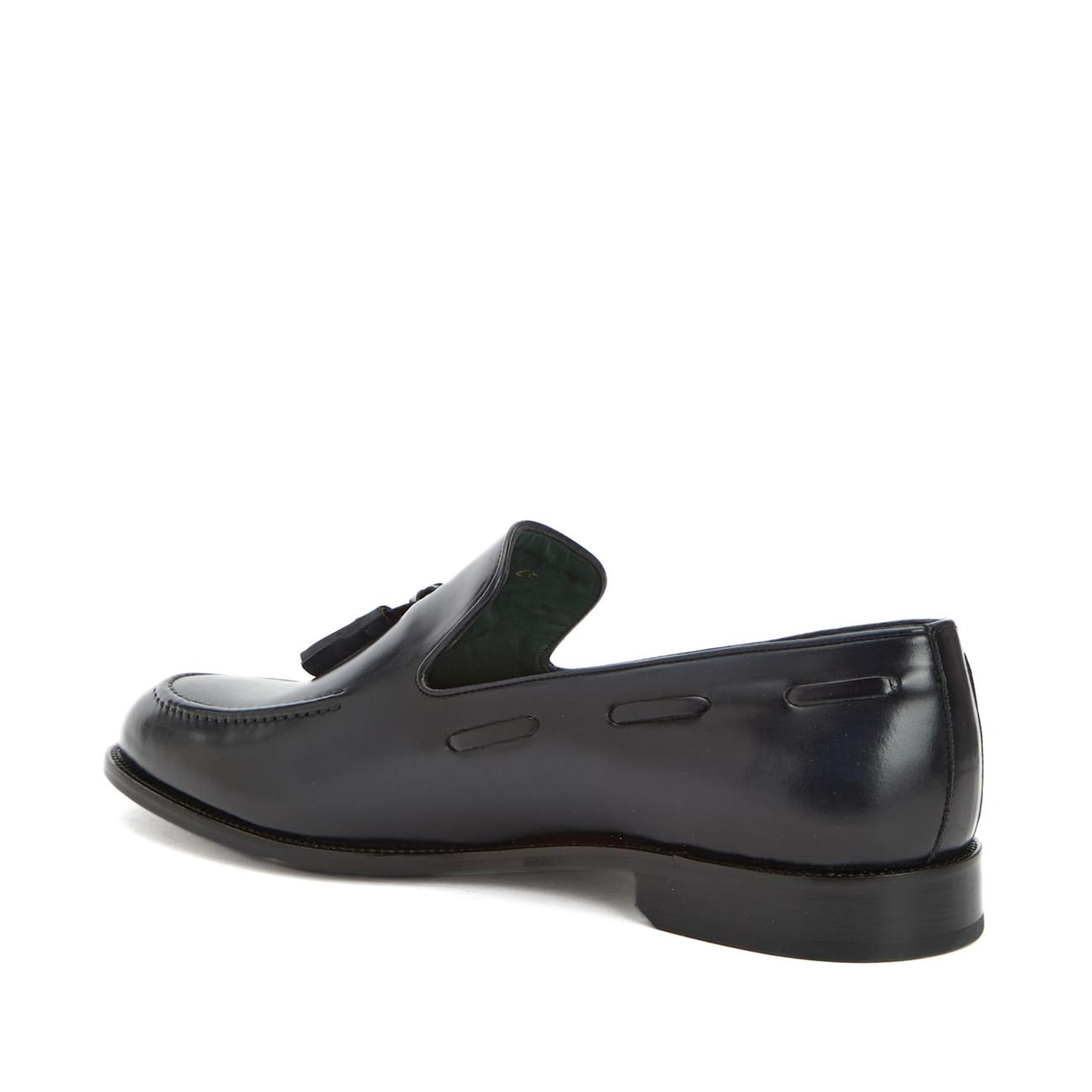 George Hogg Icons Erkek Lacivert Deri Loafer