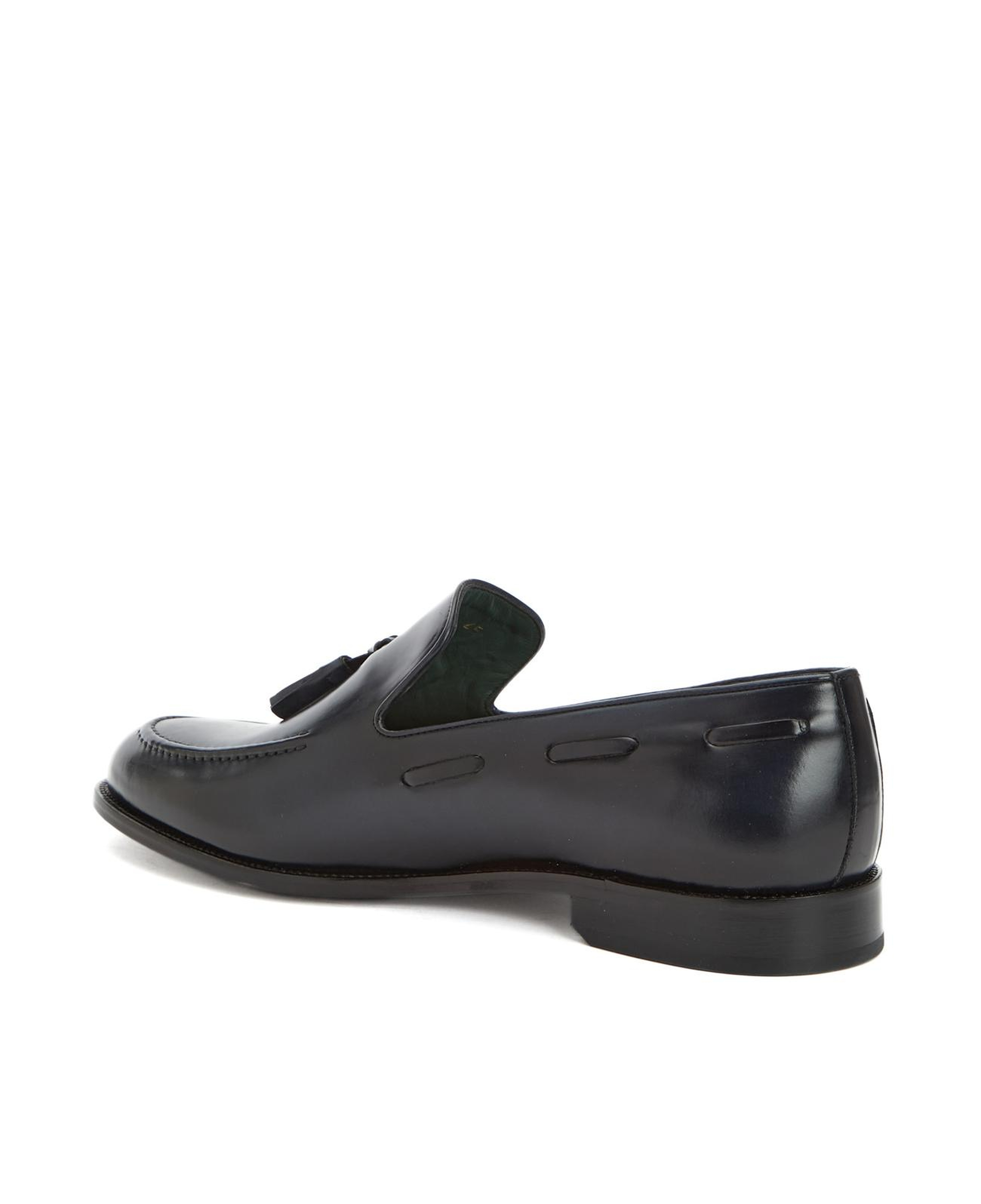 George Hogg Icons Erkek Lacivert Deri Loafer