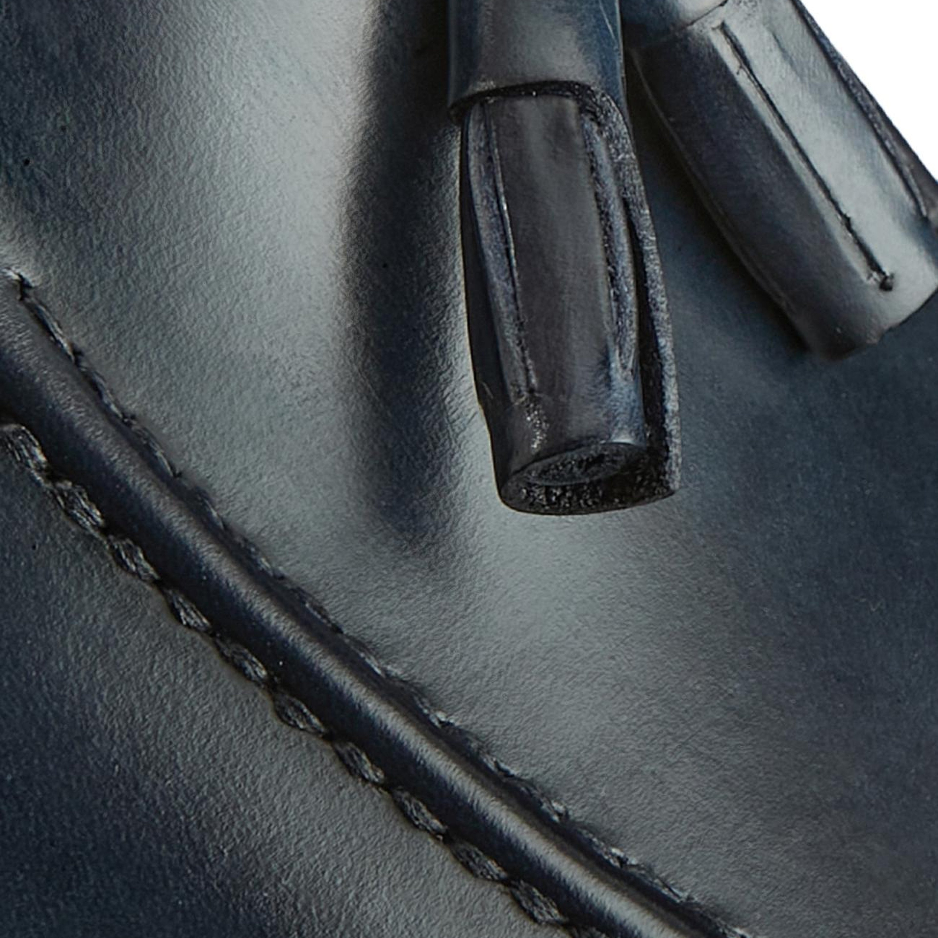 George Hogg Icons Erkek Lacivert Deri Loafer
