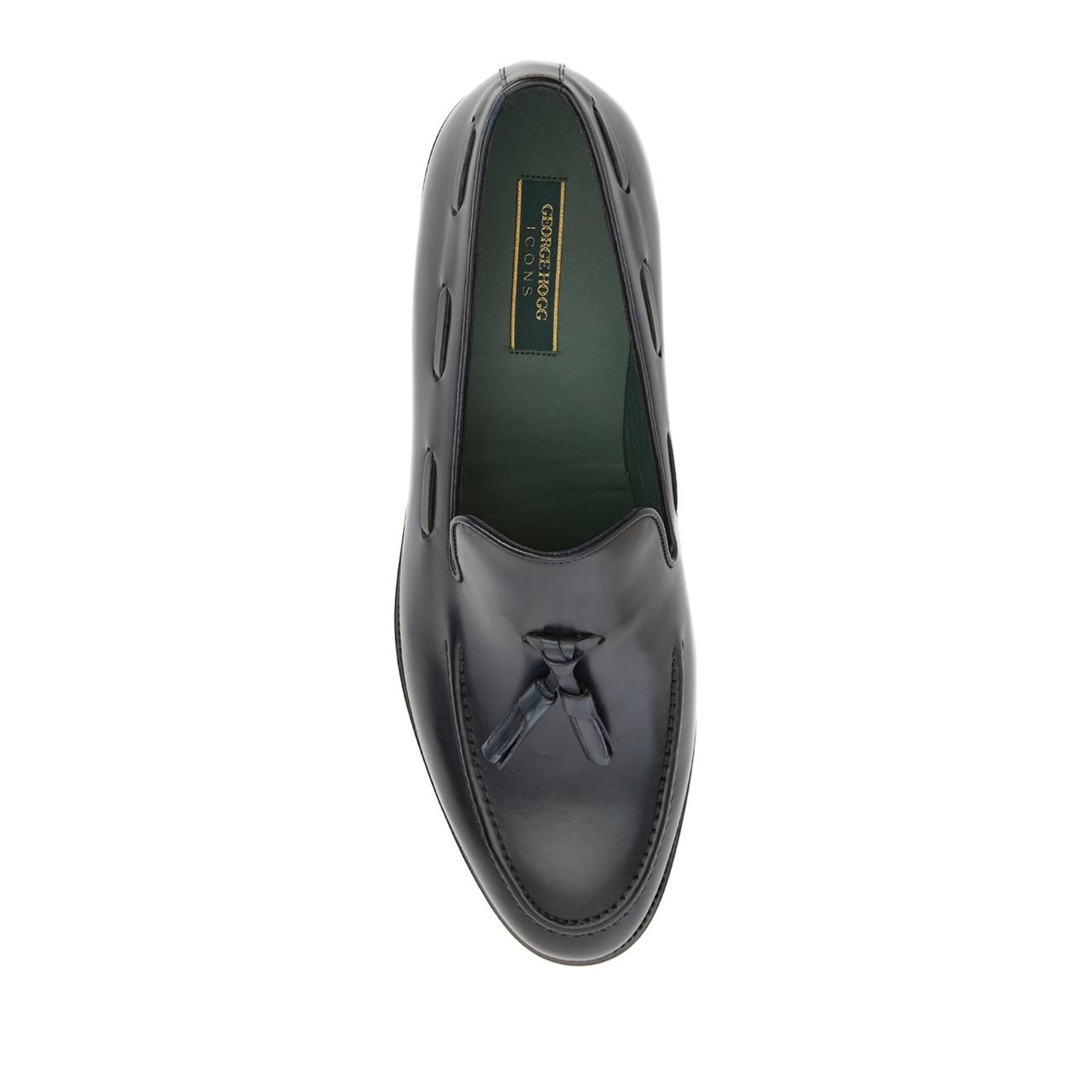 George Hogg Icons Erkek Lacivert Deri Loafer