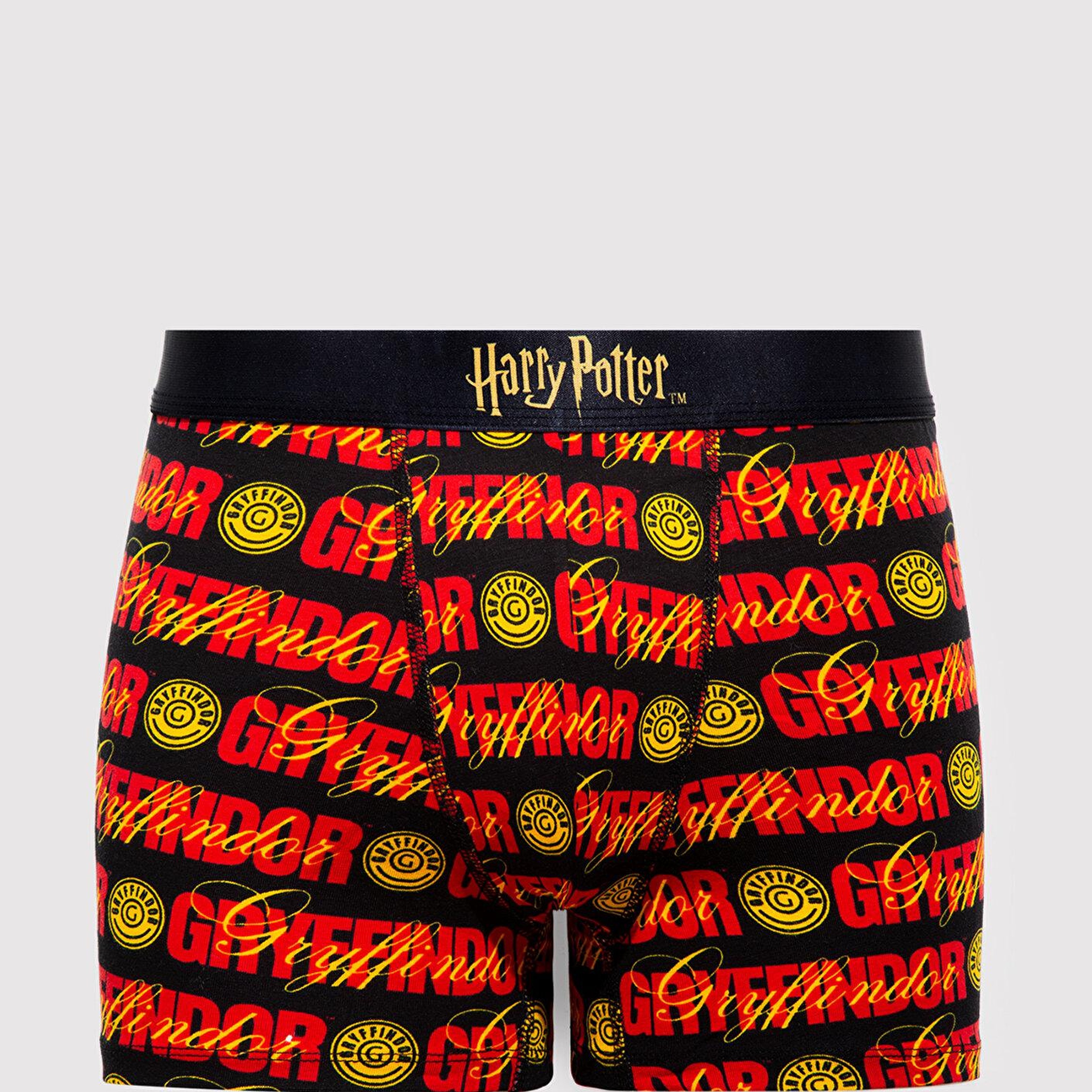 Mavi Harry Potter Baskılı Siyah Boxer 0912219-900