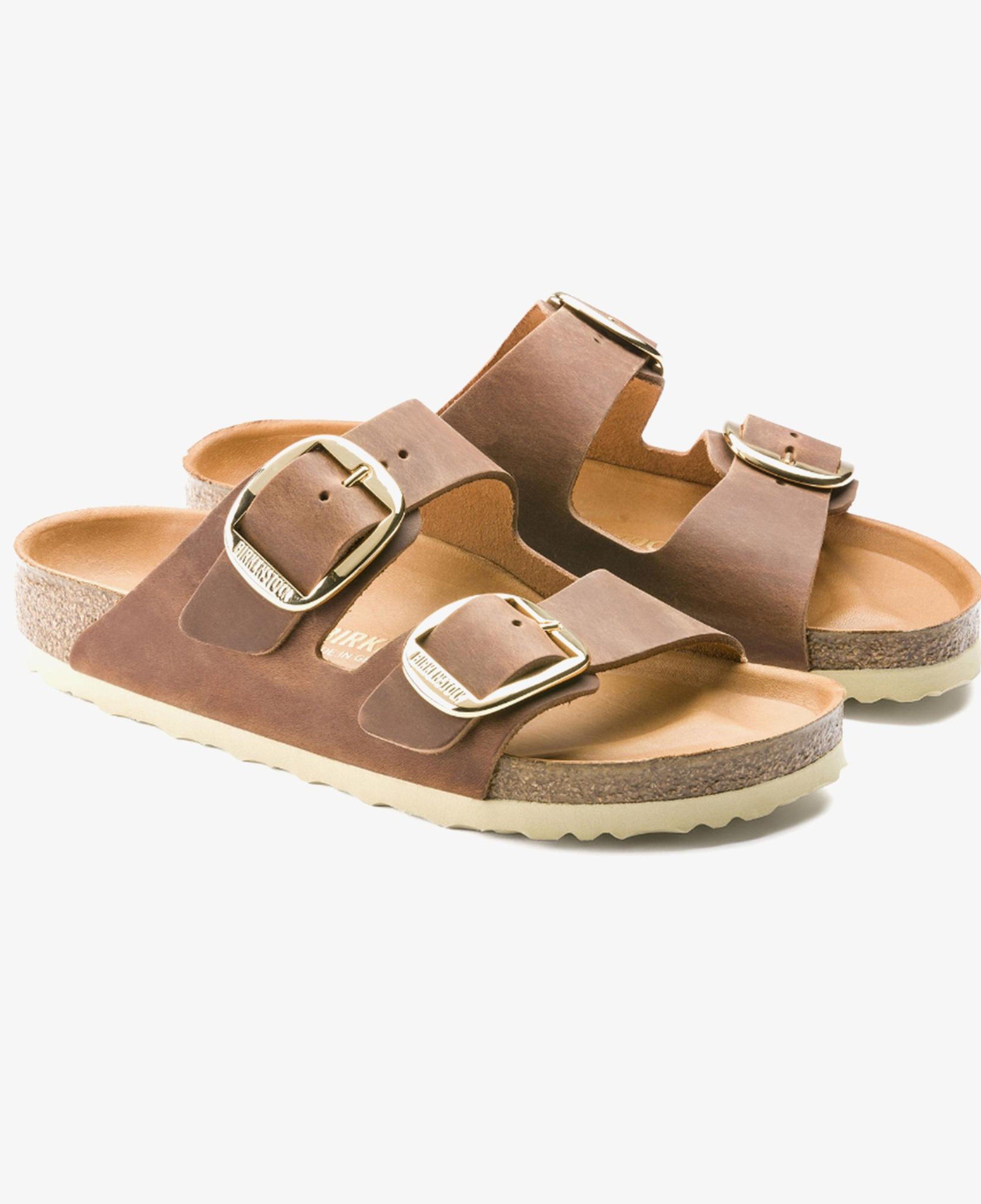 Birkenstock Arizona Big Buckle Leoi Kadın Kahverengi Terlik