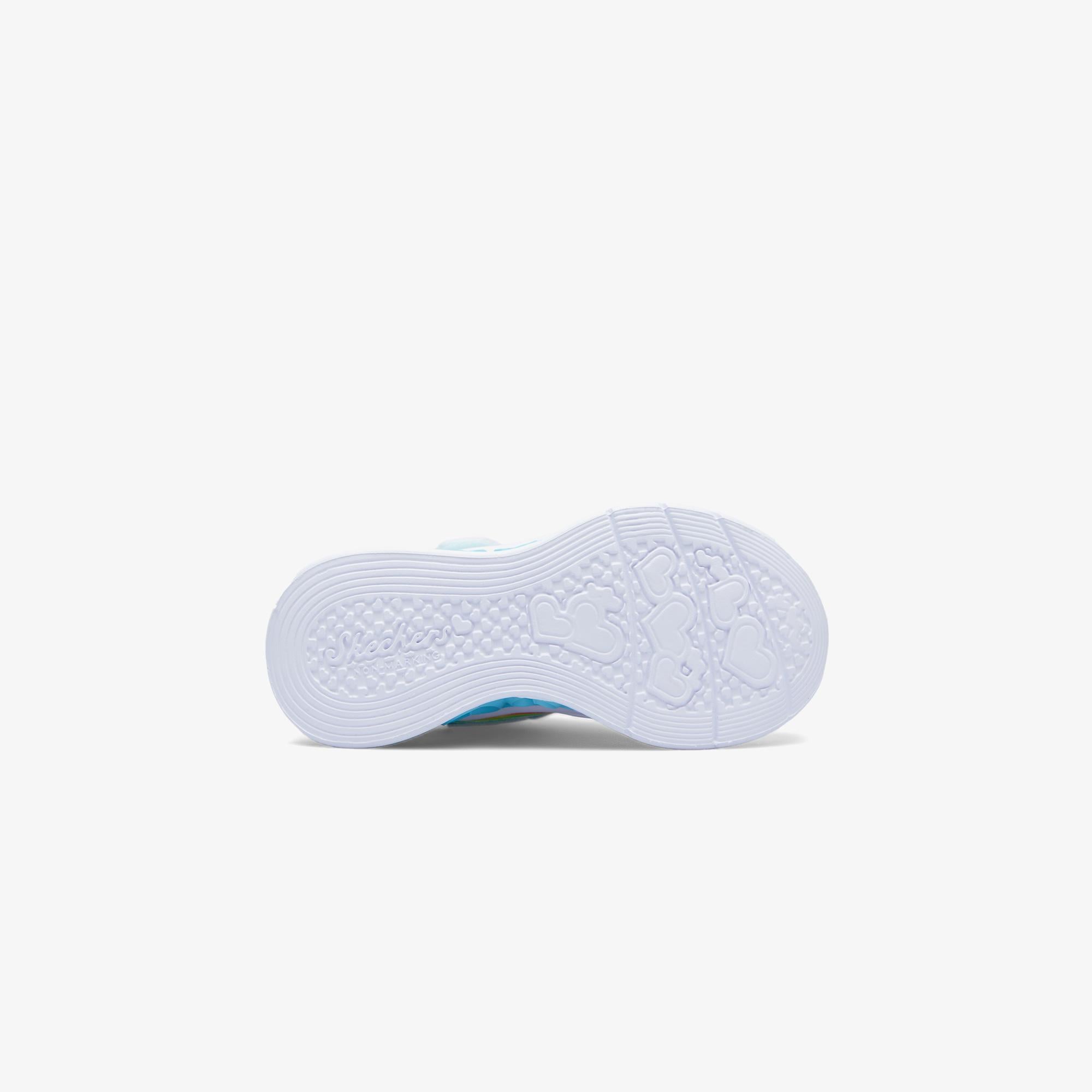 Skechers Flutter Heart Lights Groovy Swirl Çocuk Beyaz Spor Ayakkabı