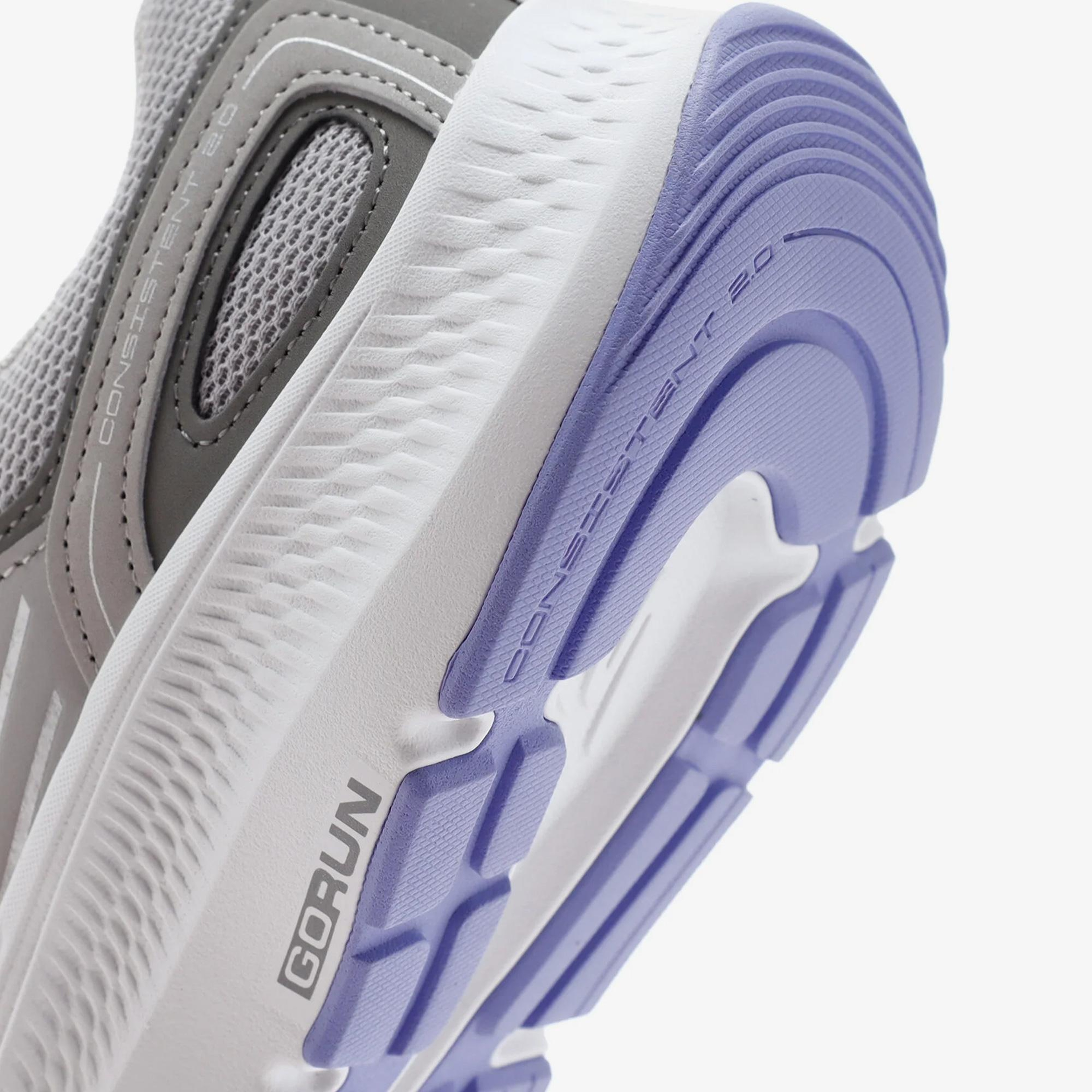 Skechers Go Run Consistent 2.0 Kadın Gri Koşu Ayakkabısı