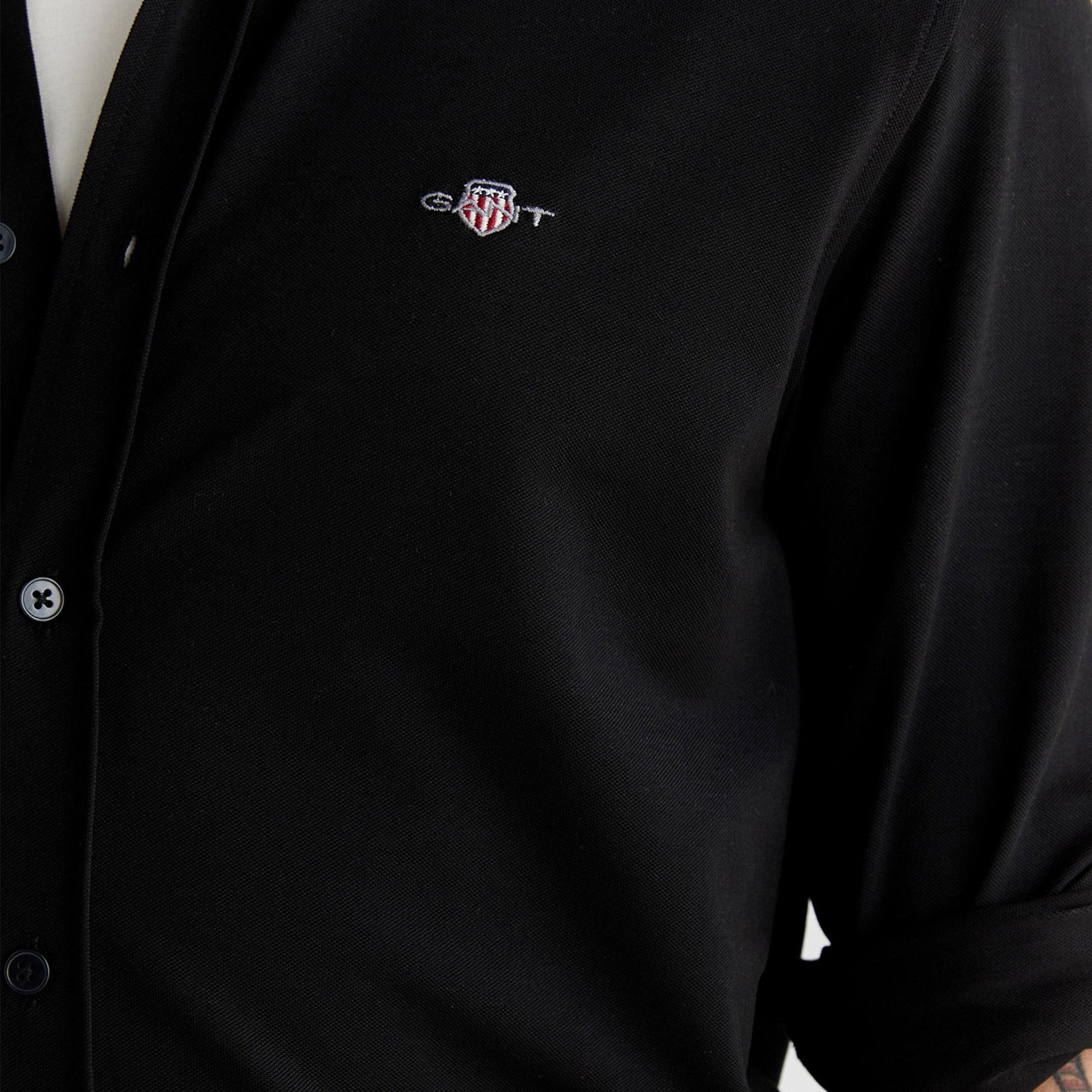 GANT Erkek Siyah Regular Fit Gömlek