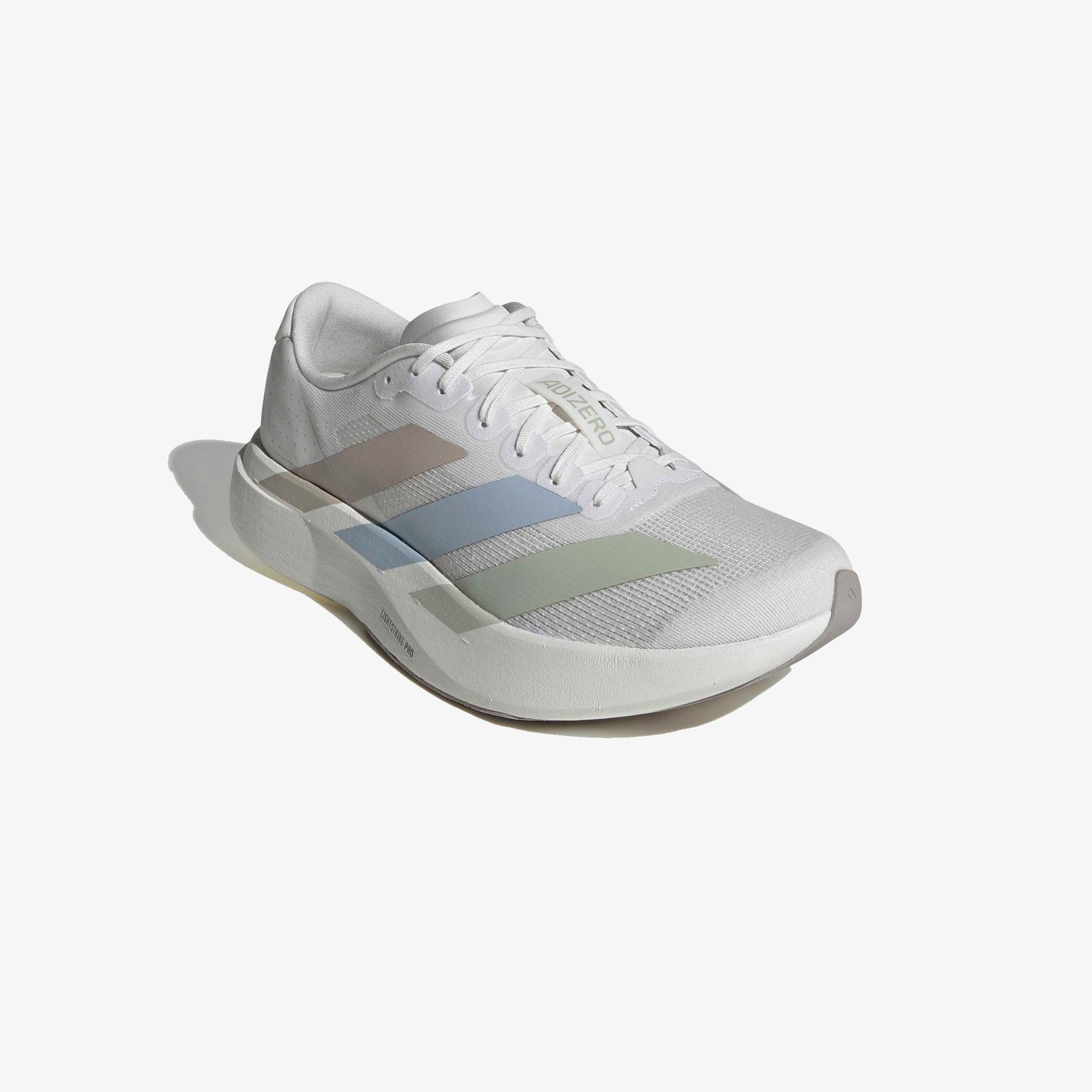 adidas Adizero Evo Sl Erkek Beyaz Koşu Ayakkabısı