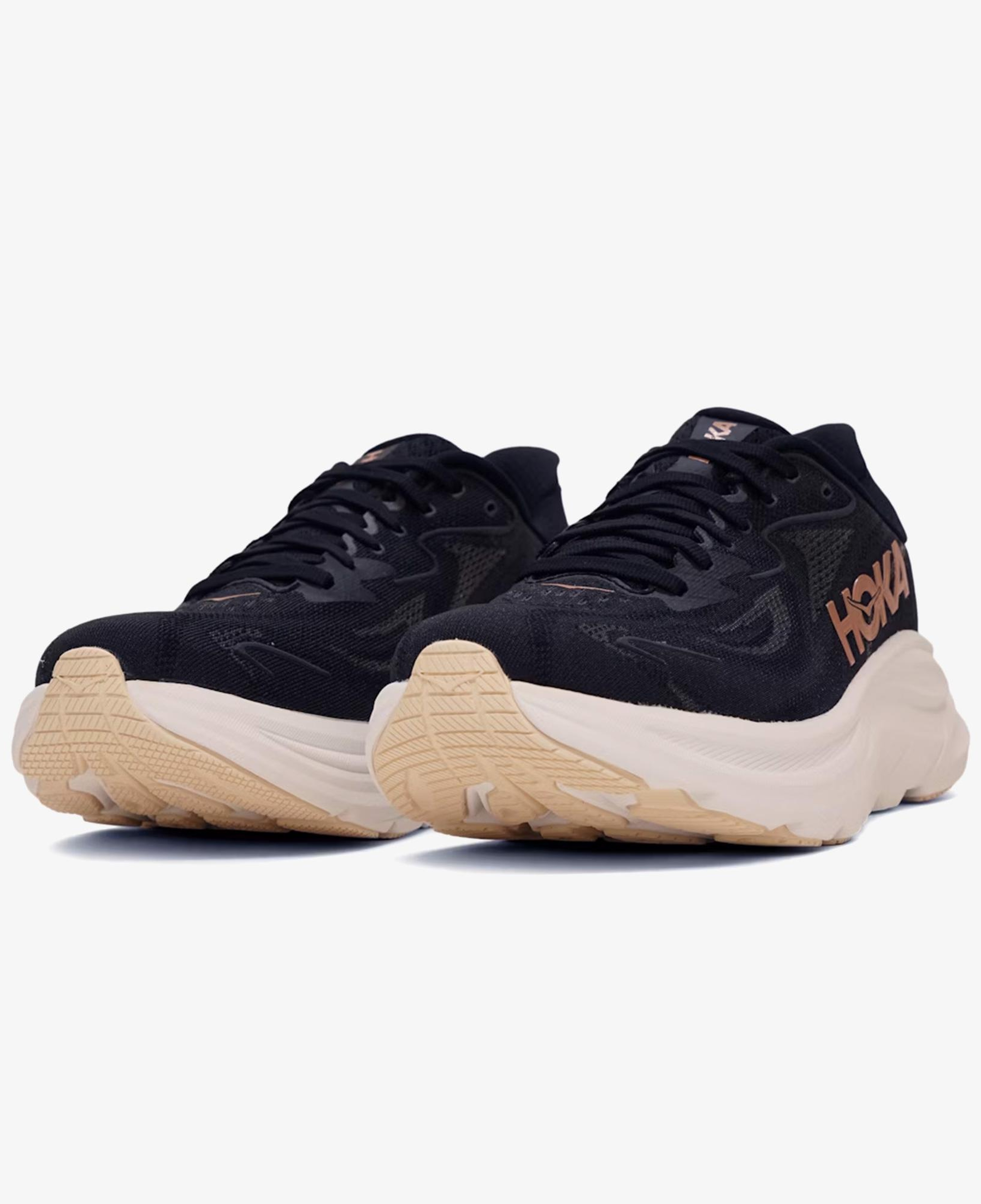 Hoka Clifton 10 Kadın Siyah Yol Koşu Ayakkabısı