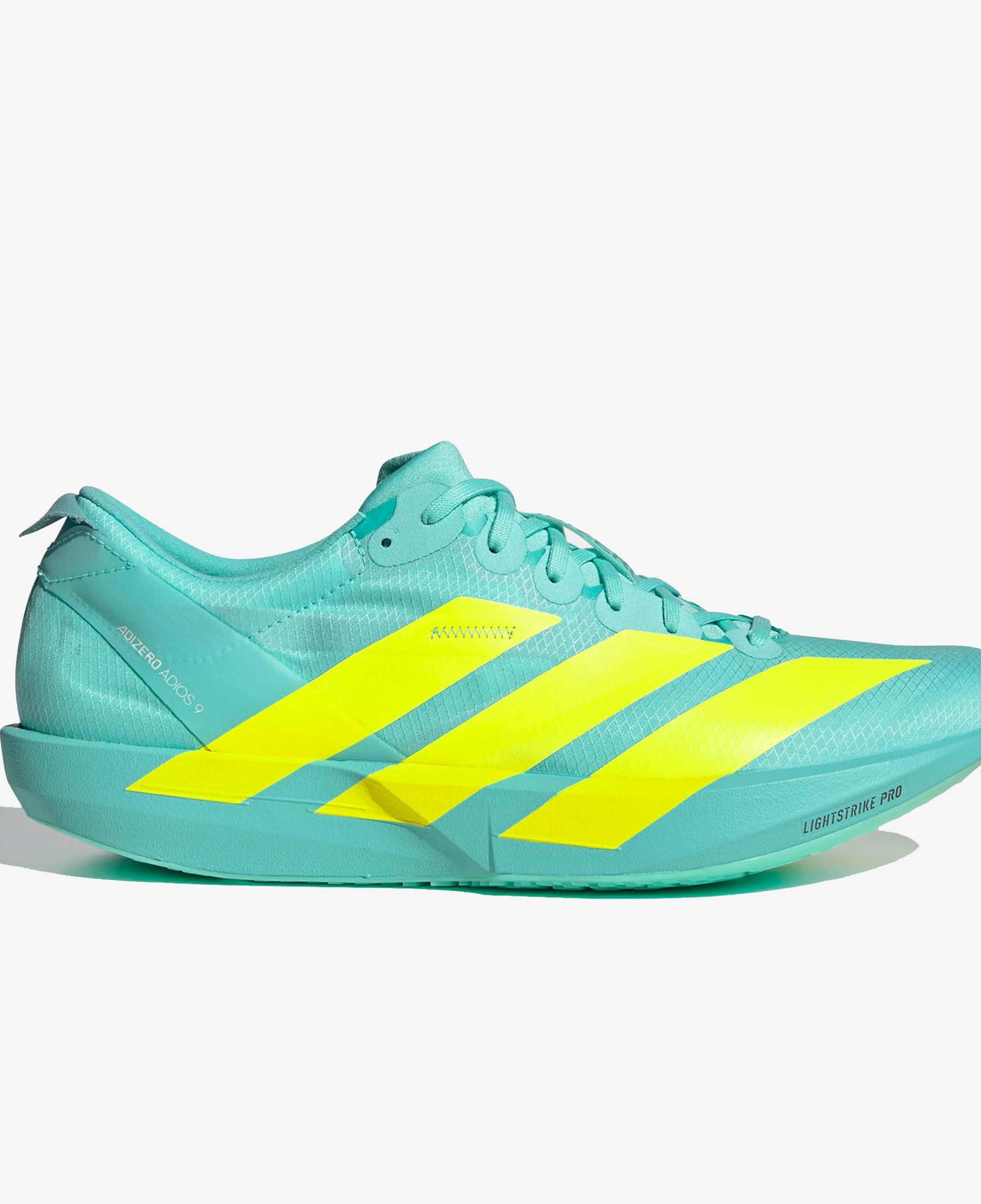 adidas Adizero Adios 9 Erkek Mavi Koşu Ayakkabısı