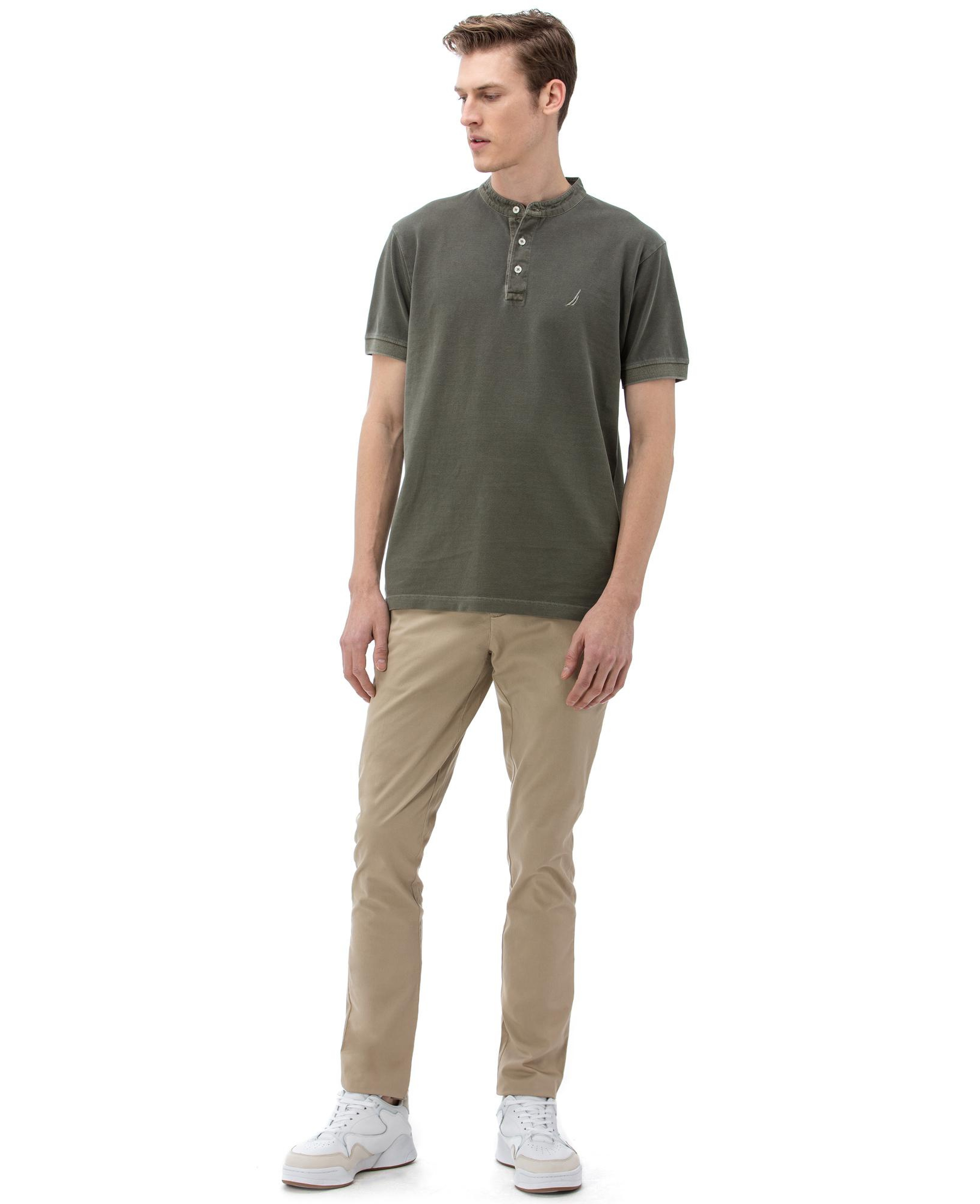 Nautica Erkek Bej Slim Fit Chino Pantolon