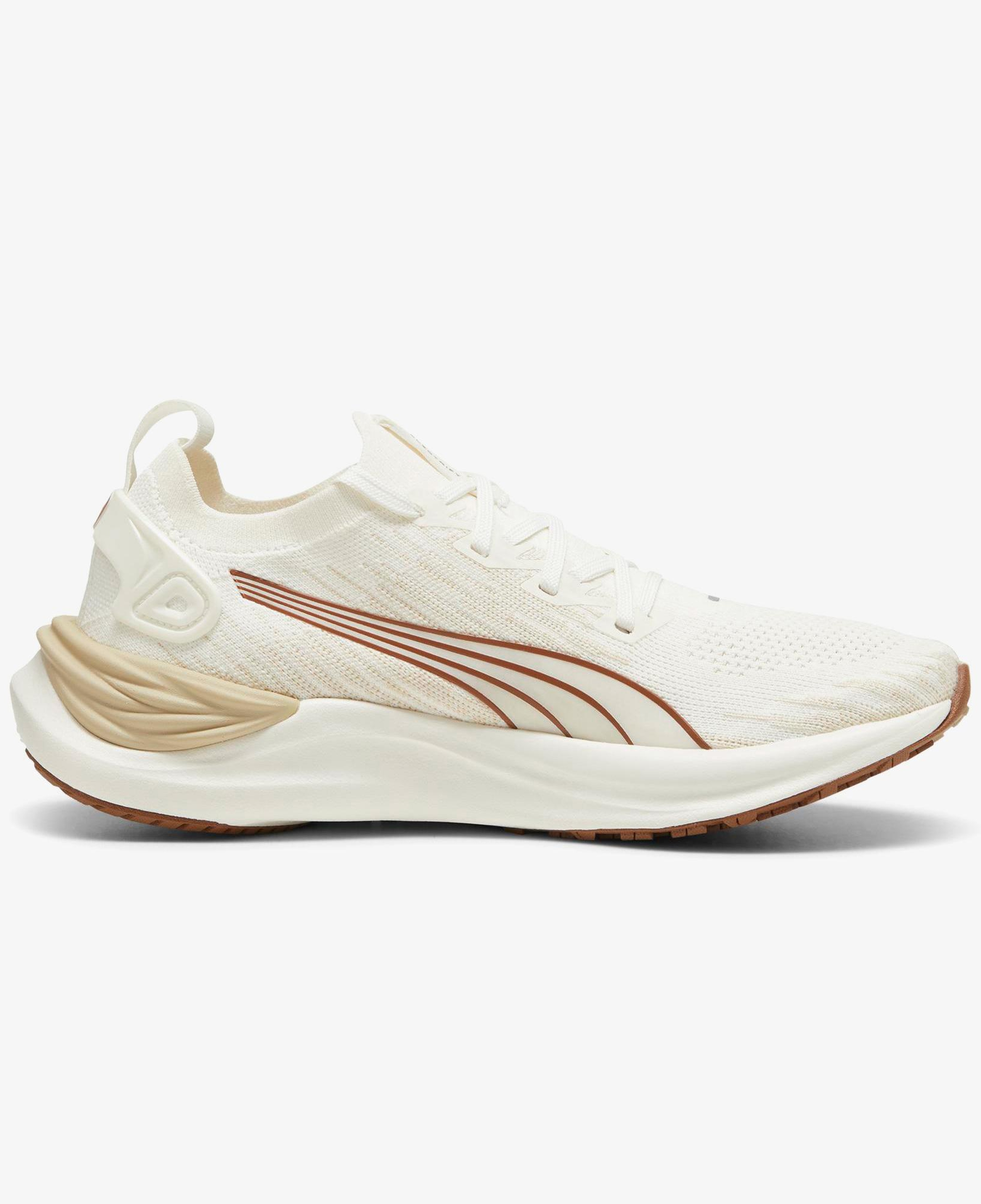 Puma Electrify Nitro  3 Knit Wn Kadın Krem Koşu Ayakkabısı