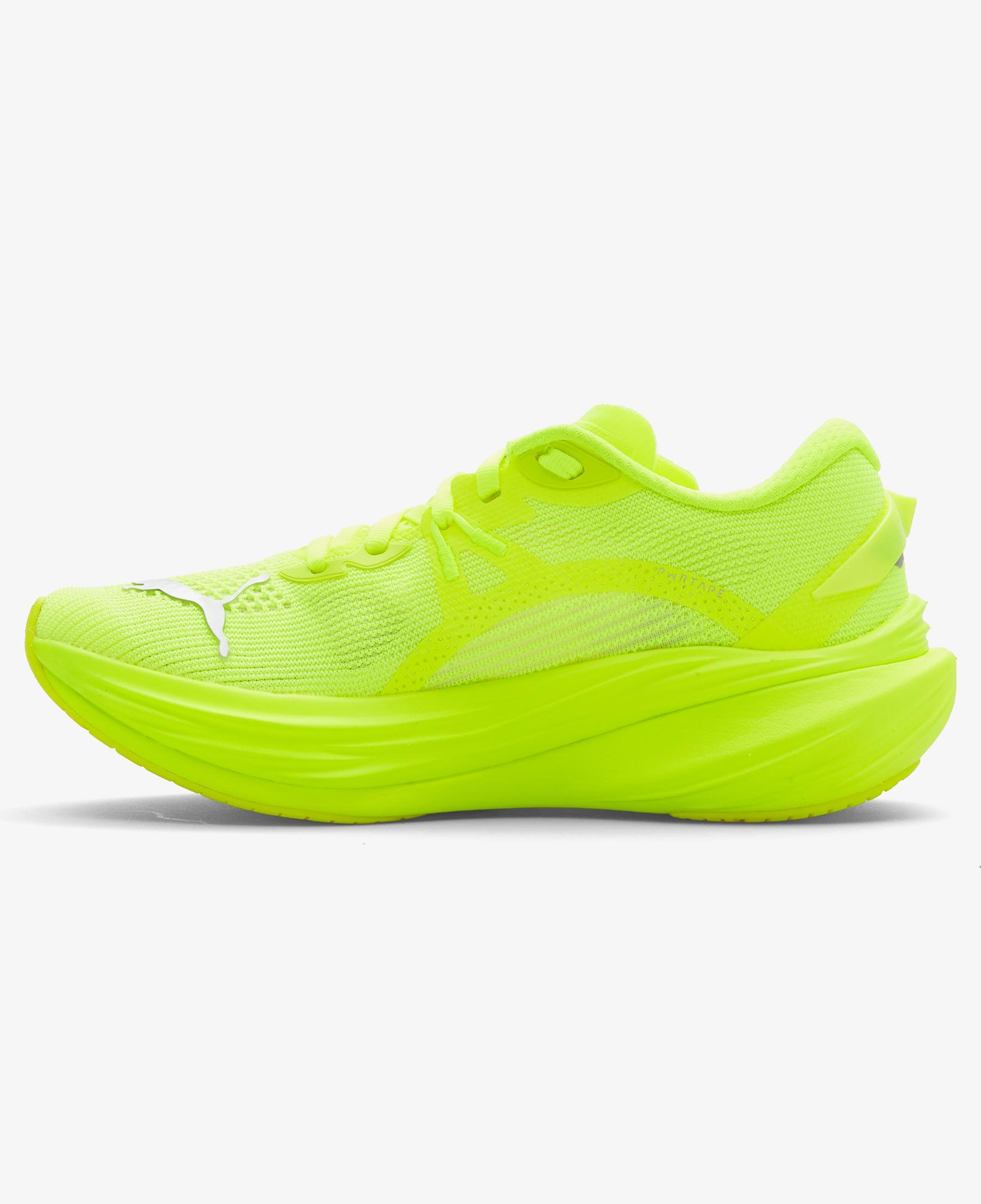 Puma Deviate Nitro 3 Kadın Gri Koşu Ayakkabısı