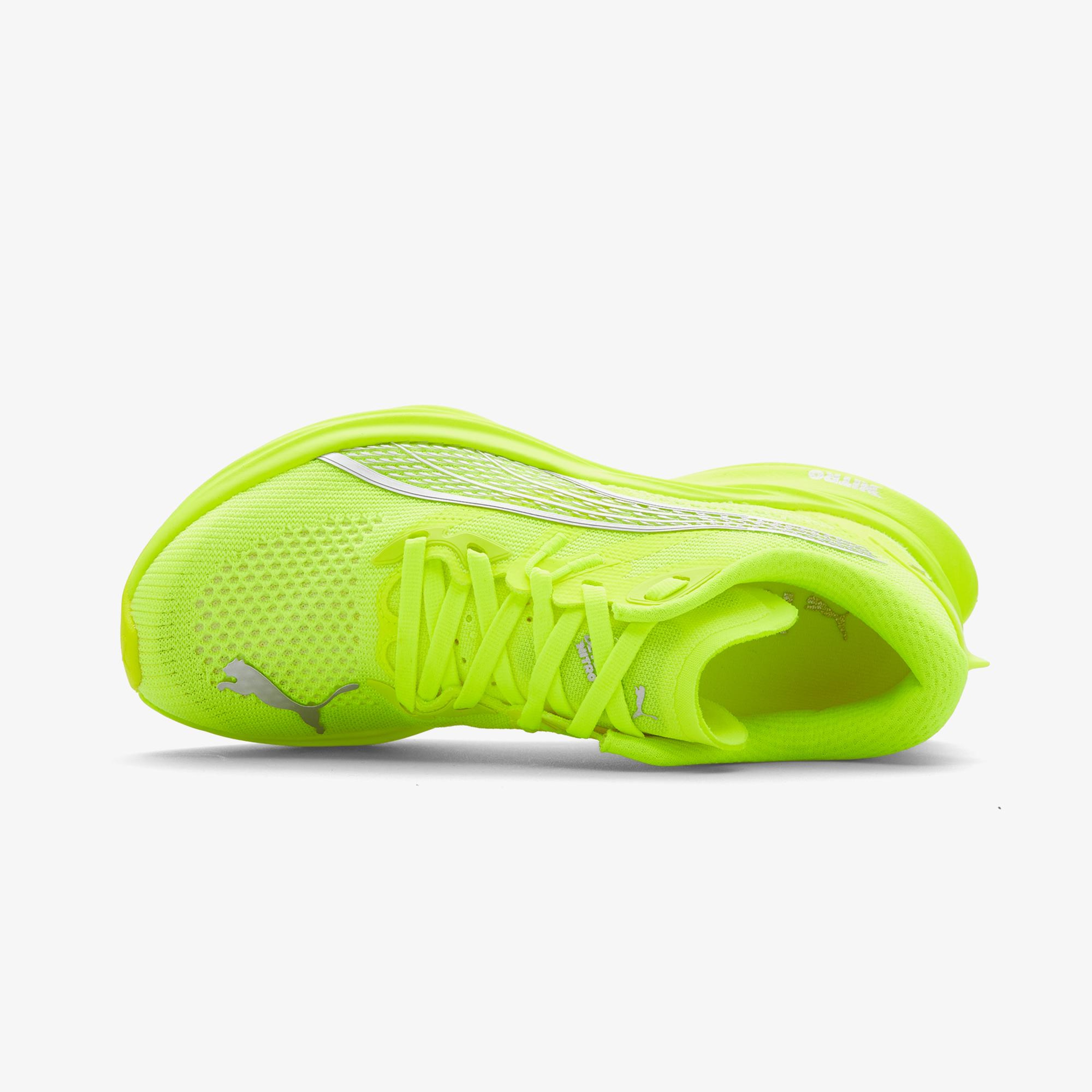 Puma Deviate Nitro 3 Kadın Gri Koşu Ayakkabısı