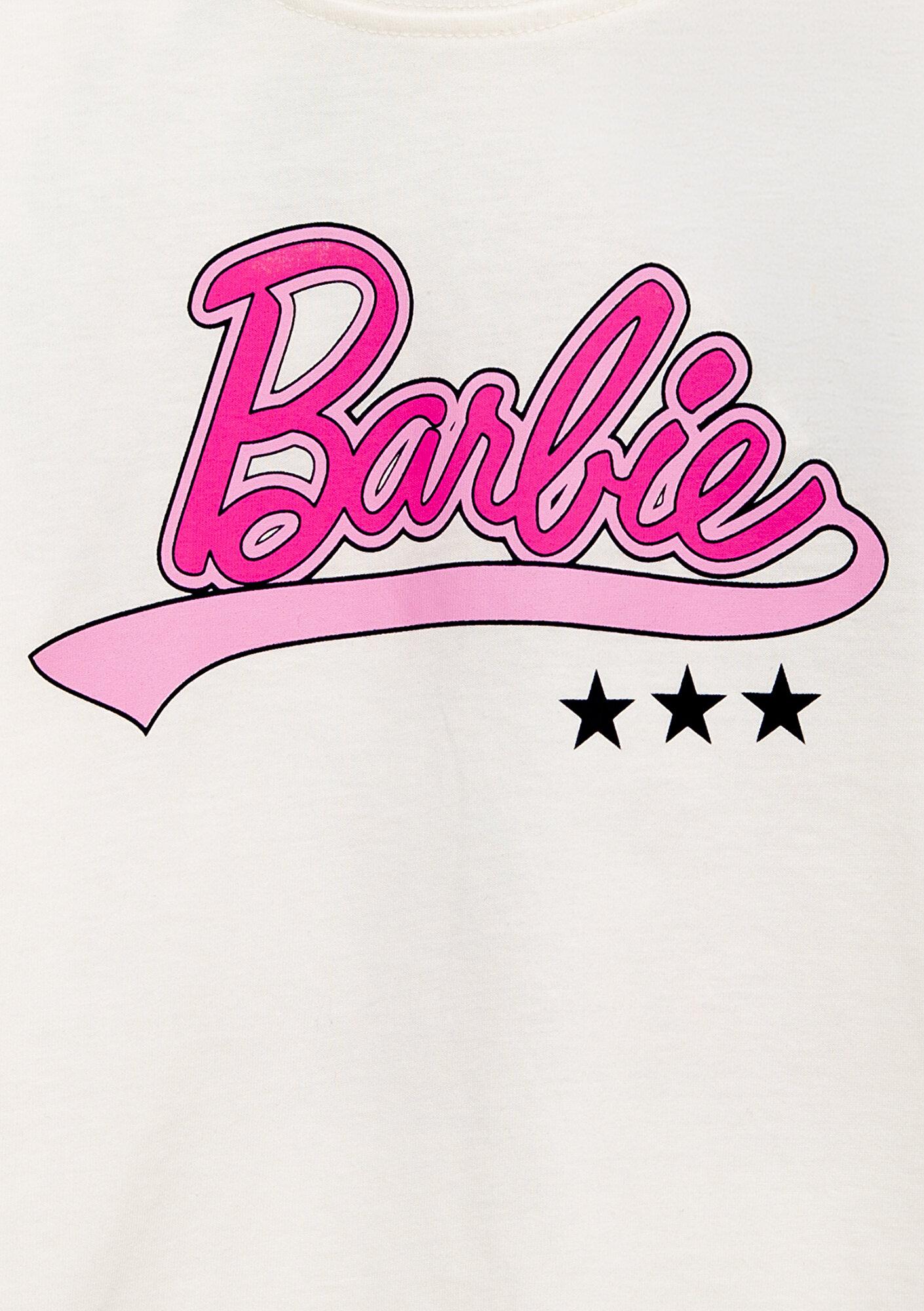 Mavi Barbie Baskılı Tişört Loose Fit / Bol Rahat Kesim 7610482-70057