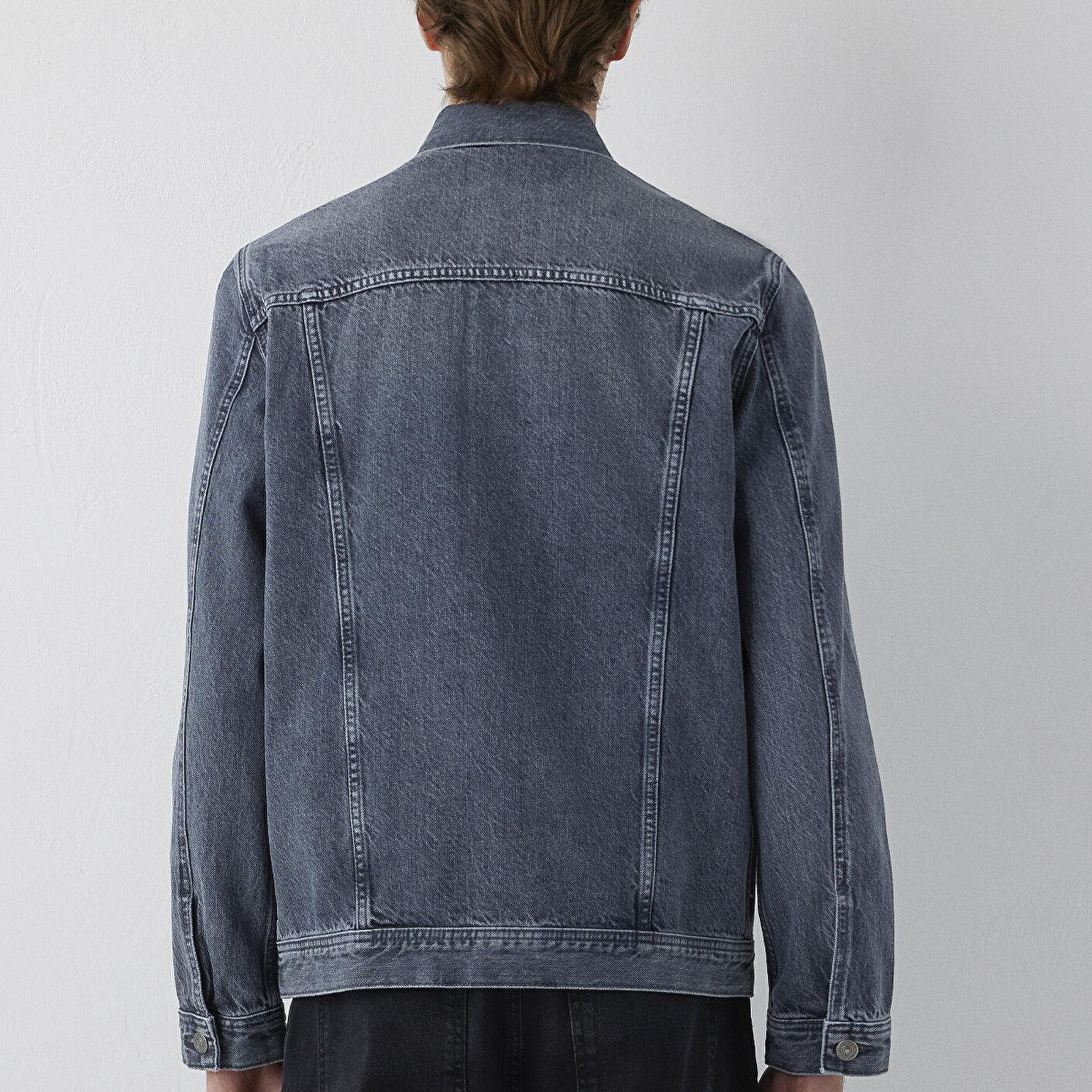 Mavi Drake Classic Denim Gri Denim Ceket 010143-A4066