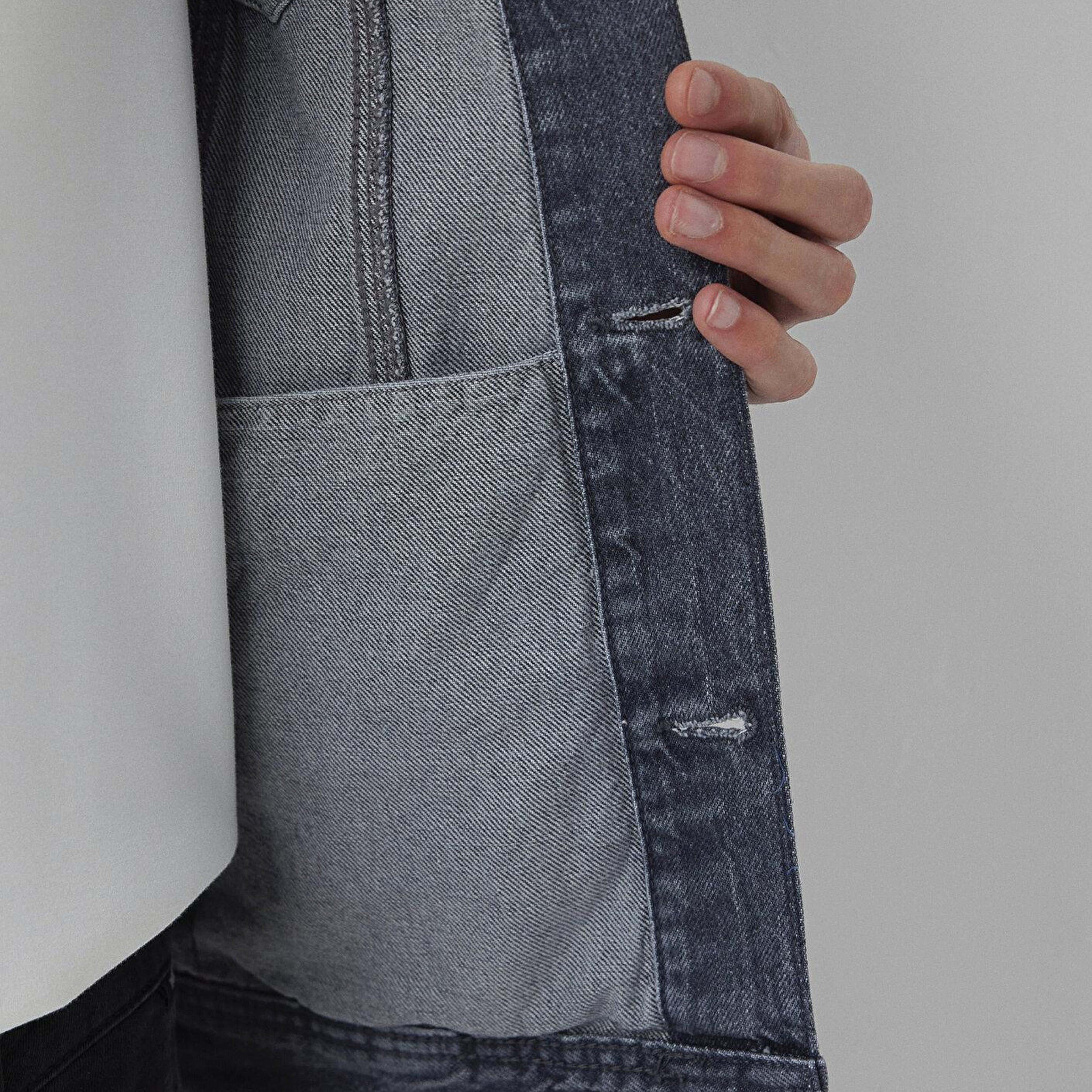 Mavi Drake Classic Denim Gri Denim Ceket 010143-A4066