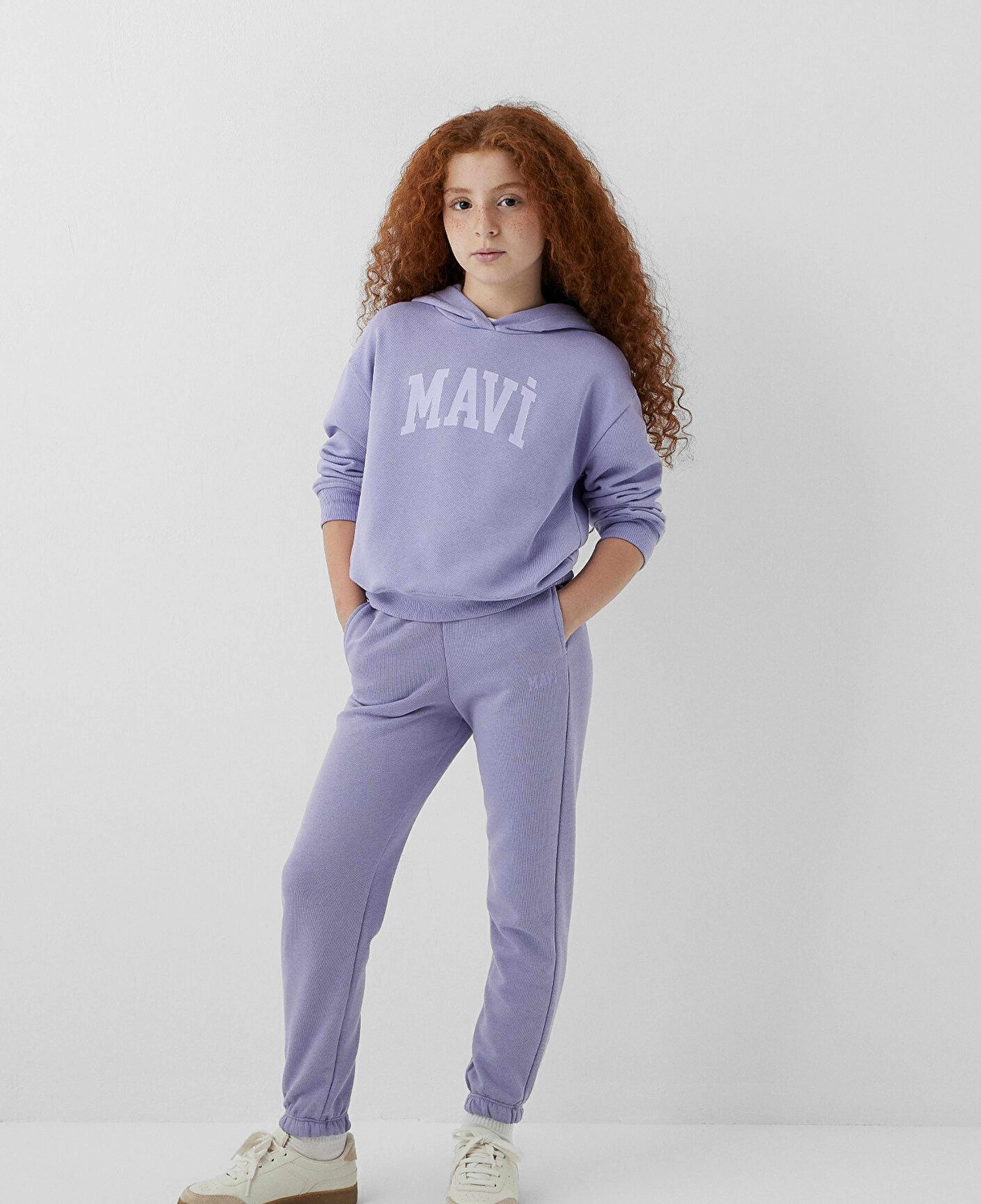 Mavi Mavi Logo Baskılı Mor Eşofman Altı 7010041-70557