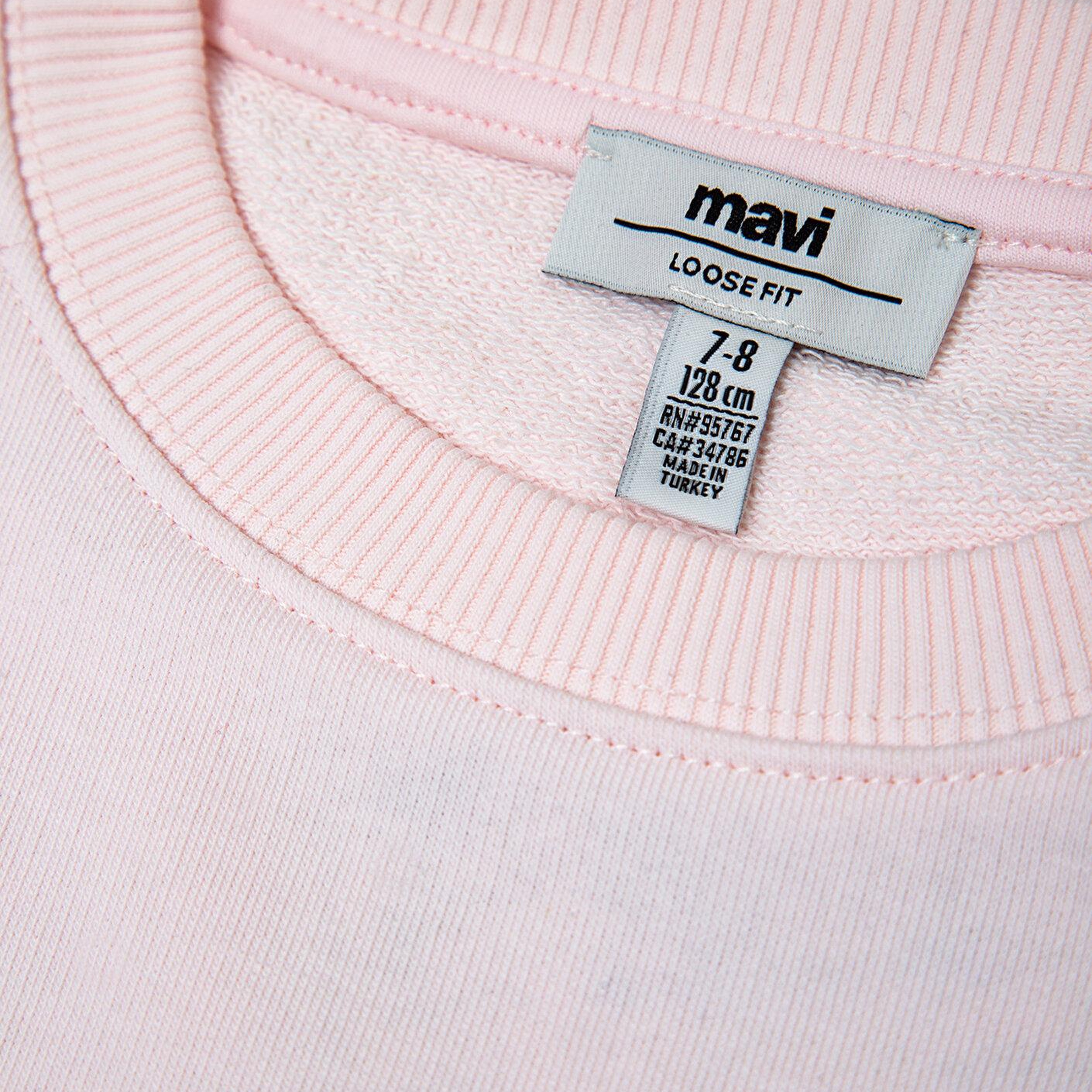 Mavi Baskılı Pembe Sweatshirt 7S10212-91487