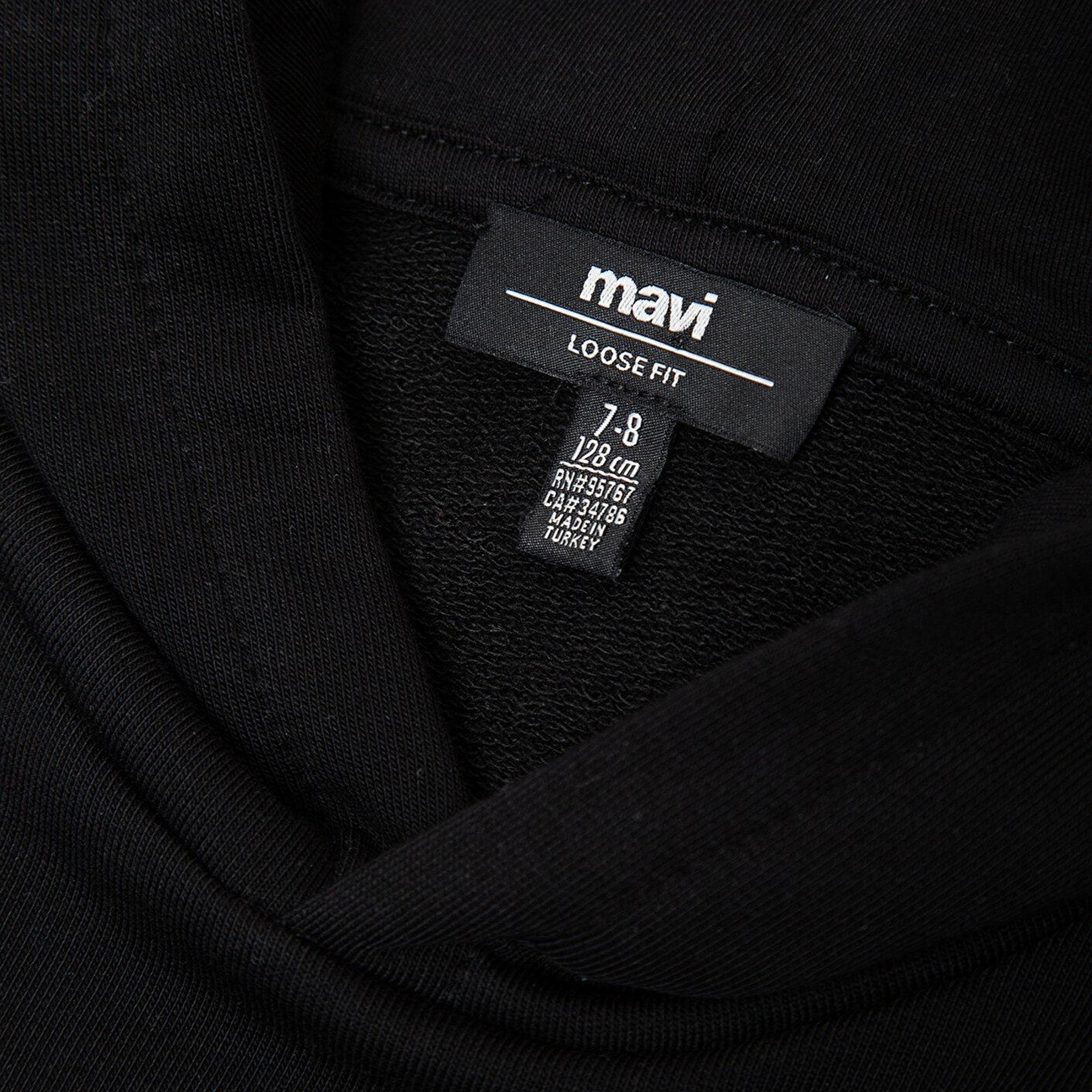 Mavi Kapüşonlu Siyah Sweatshirt 6S10199-900