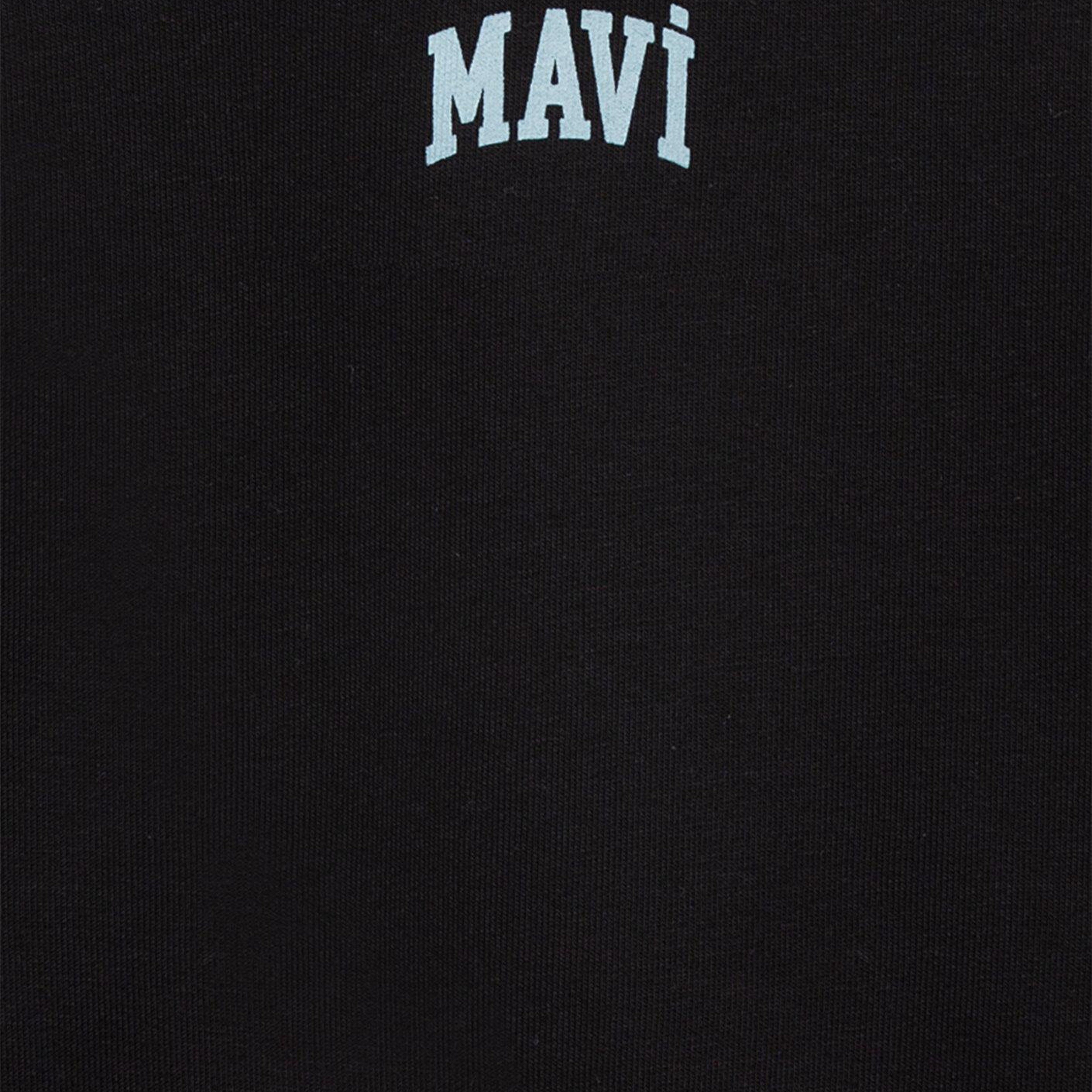 Mavi Kapüşonlu Siyah Sweatshirt 6S10199-900