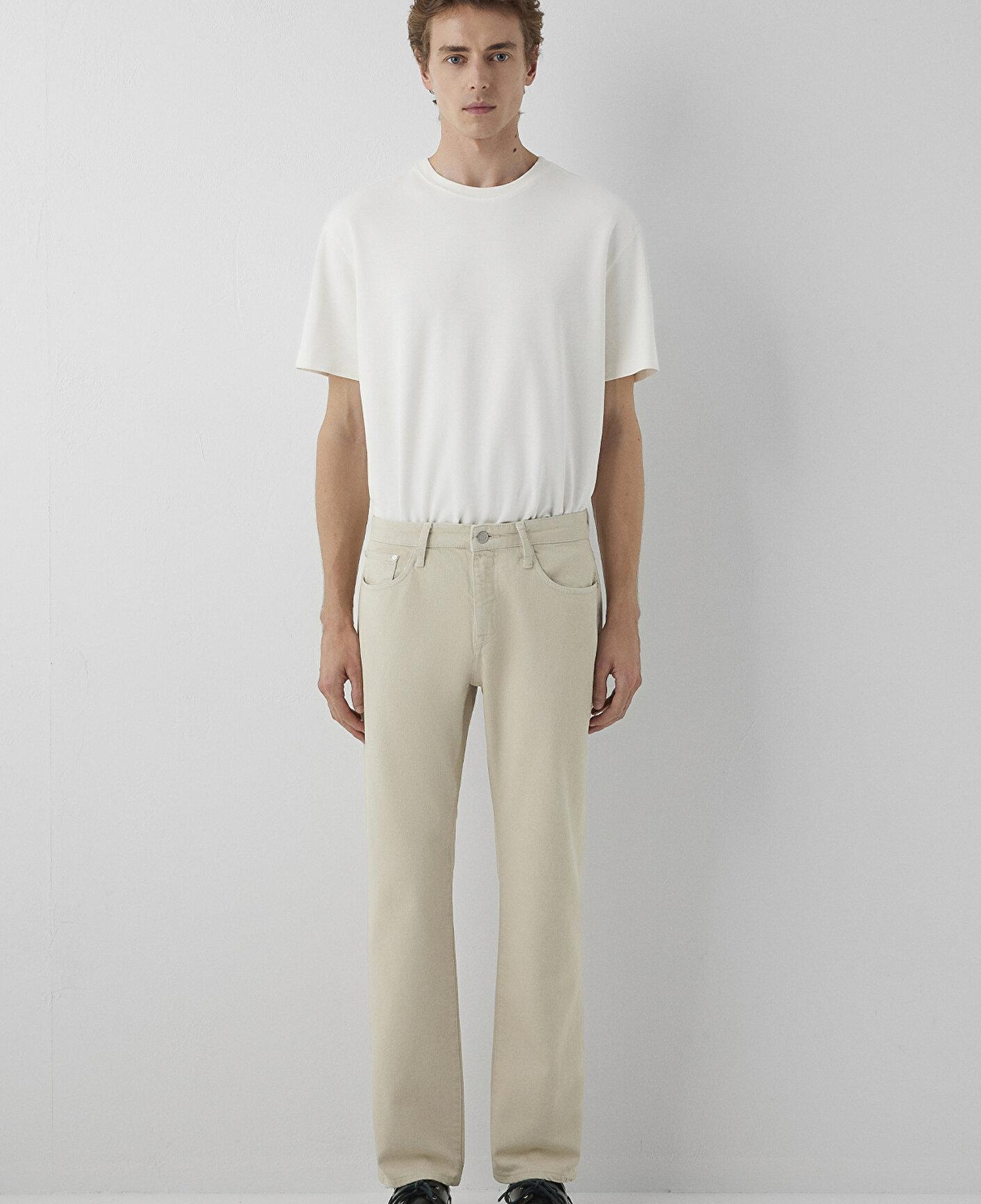 Mavi Lisbon Bej Gabardin Pantolon 0010039-A4104