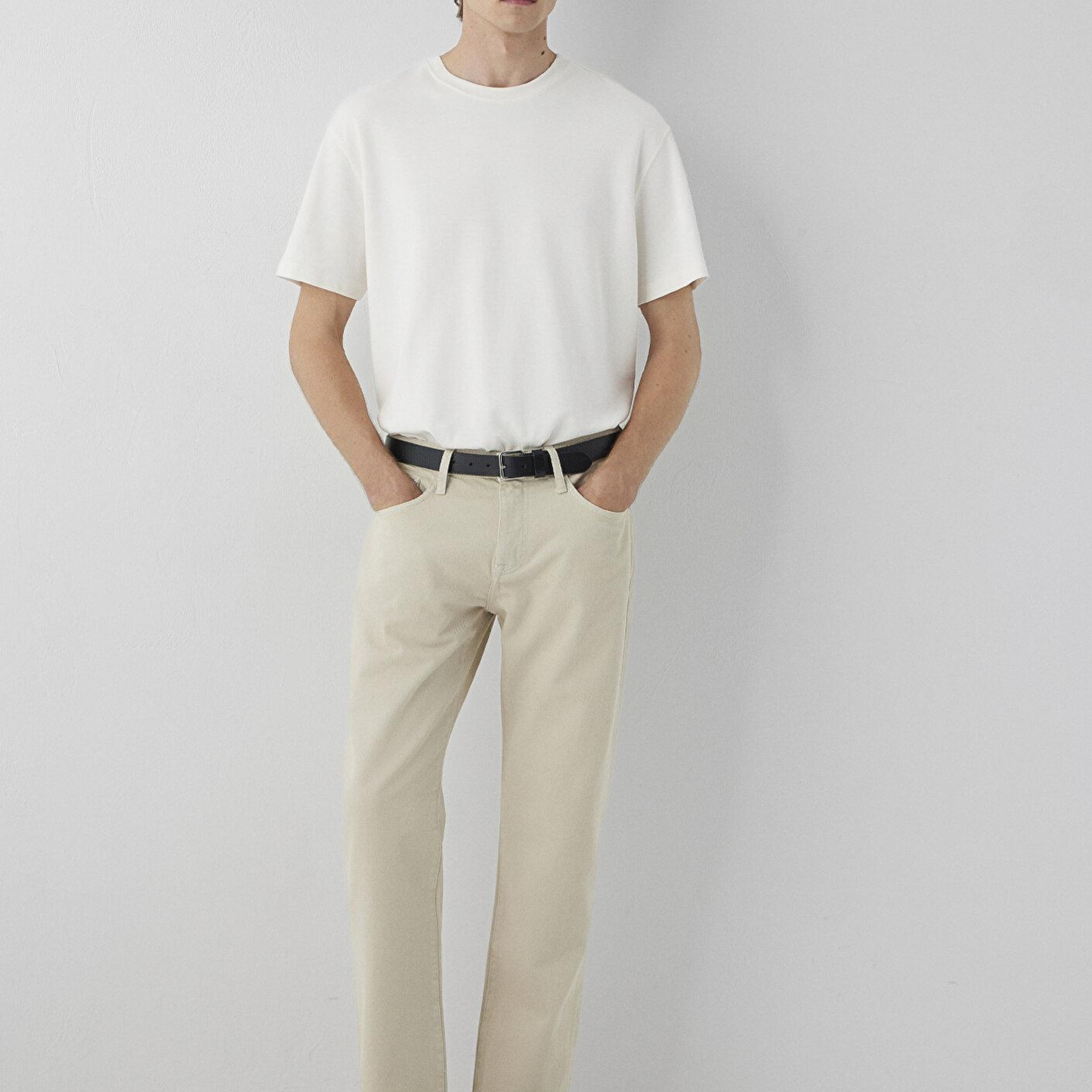 Mavi Lisbon Bej Gabardin Pantolon 0010039-A4104