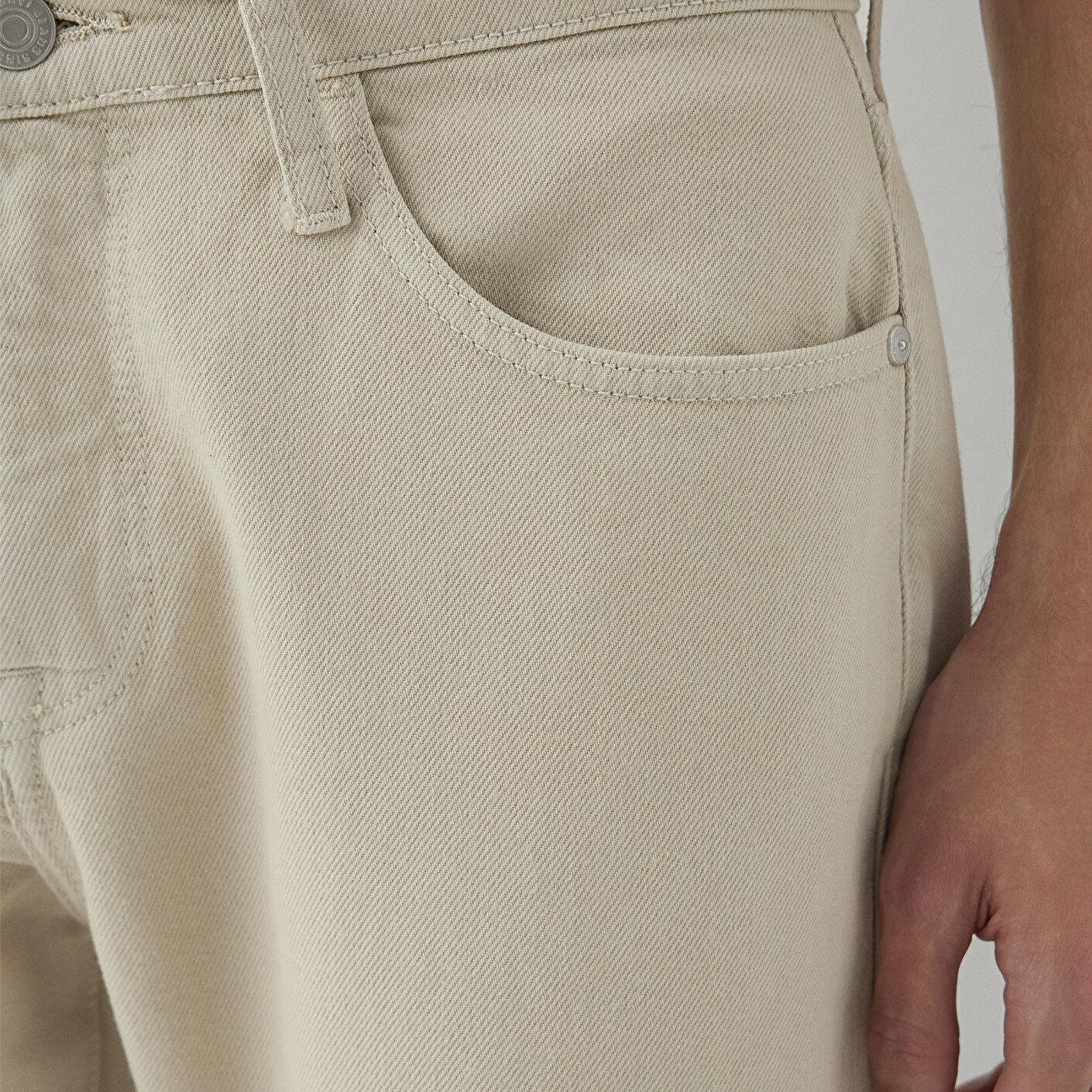 Mavi Lisbon Bej Gabardin Pantolon 0010039-A4104