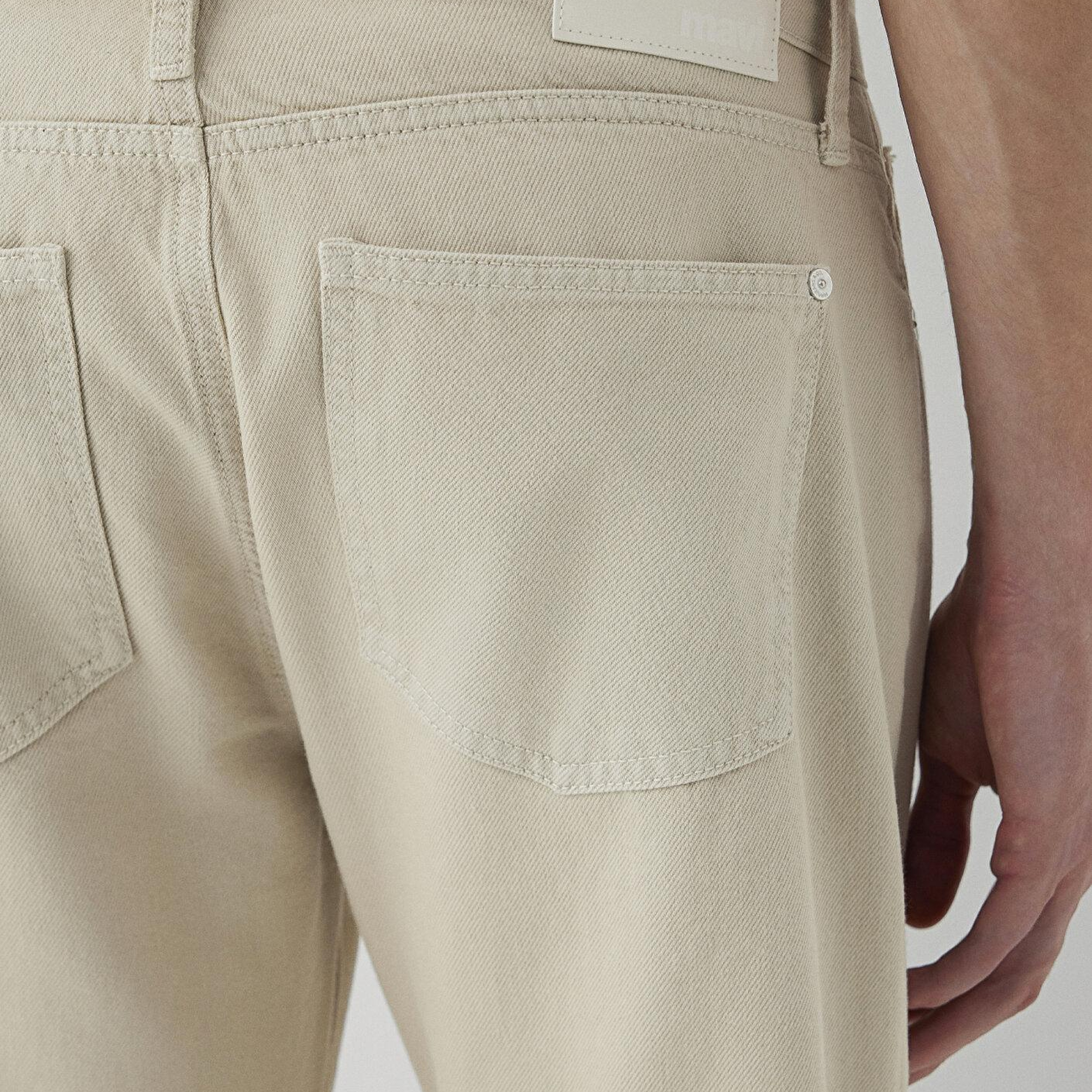 Mavi Lisbon Bej Gabardin Pantolon 0010039-A4104
