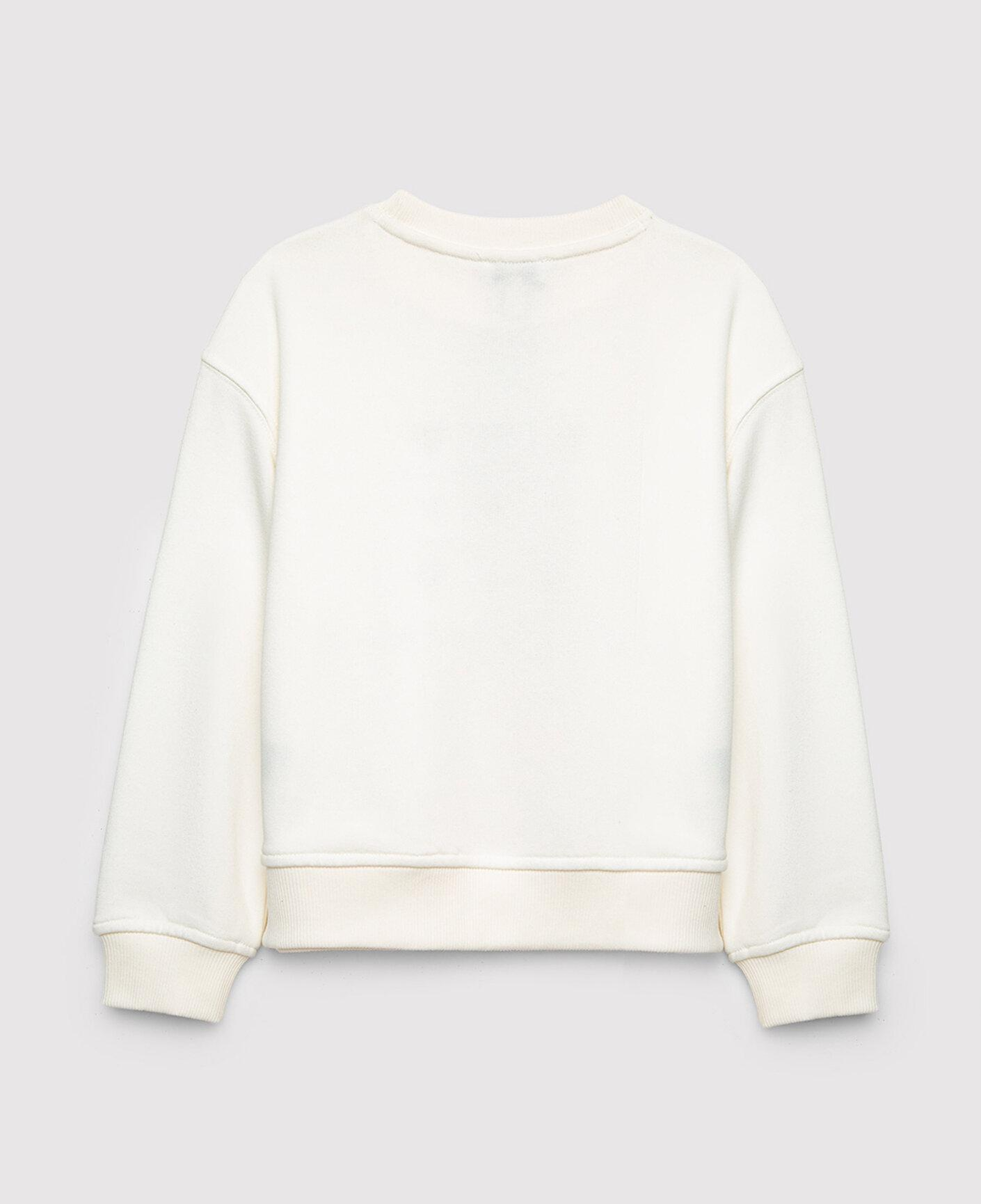Mavi Mavi Kalp Baskılı Ekru Sweatshirt 7S10217-70057