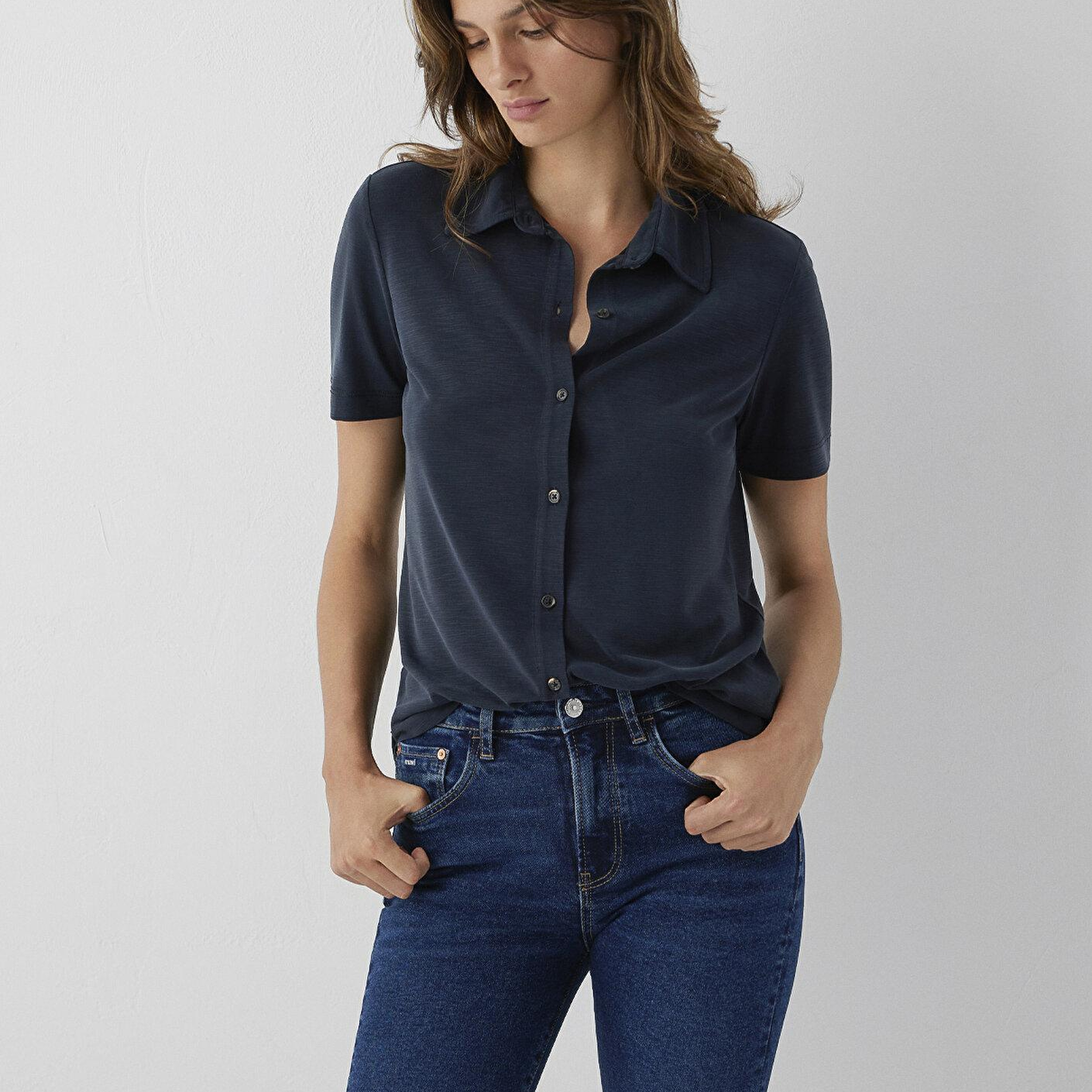 Mavi Siyah Polo Tişört Regular Fit / Normal Kesim 1620171-900