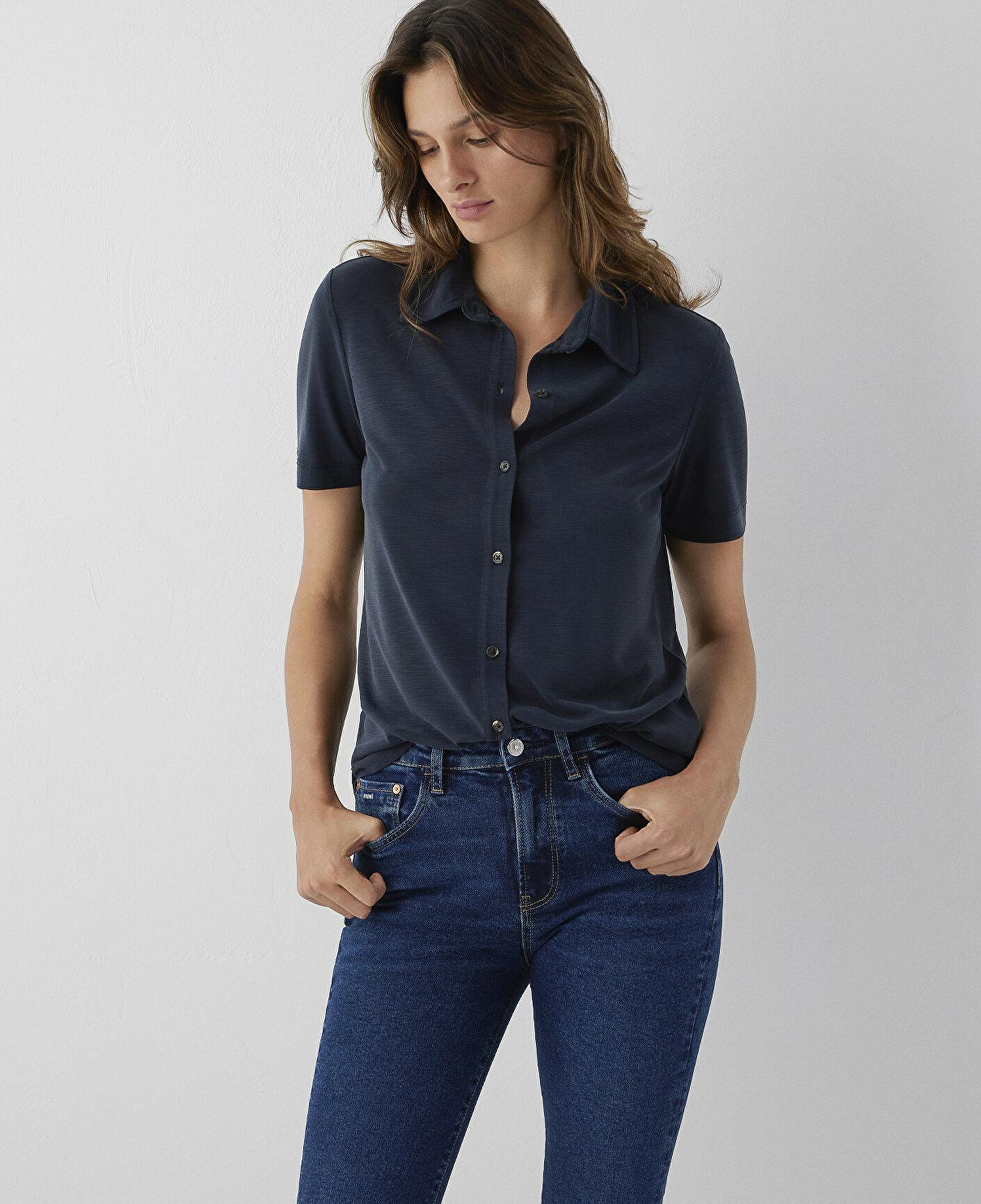 Mavi Siyah Polo Tişört Regular Fit / Normal Kesim 1620171-900