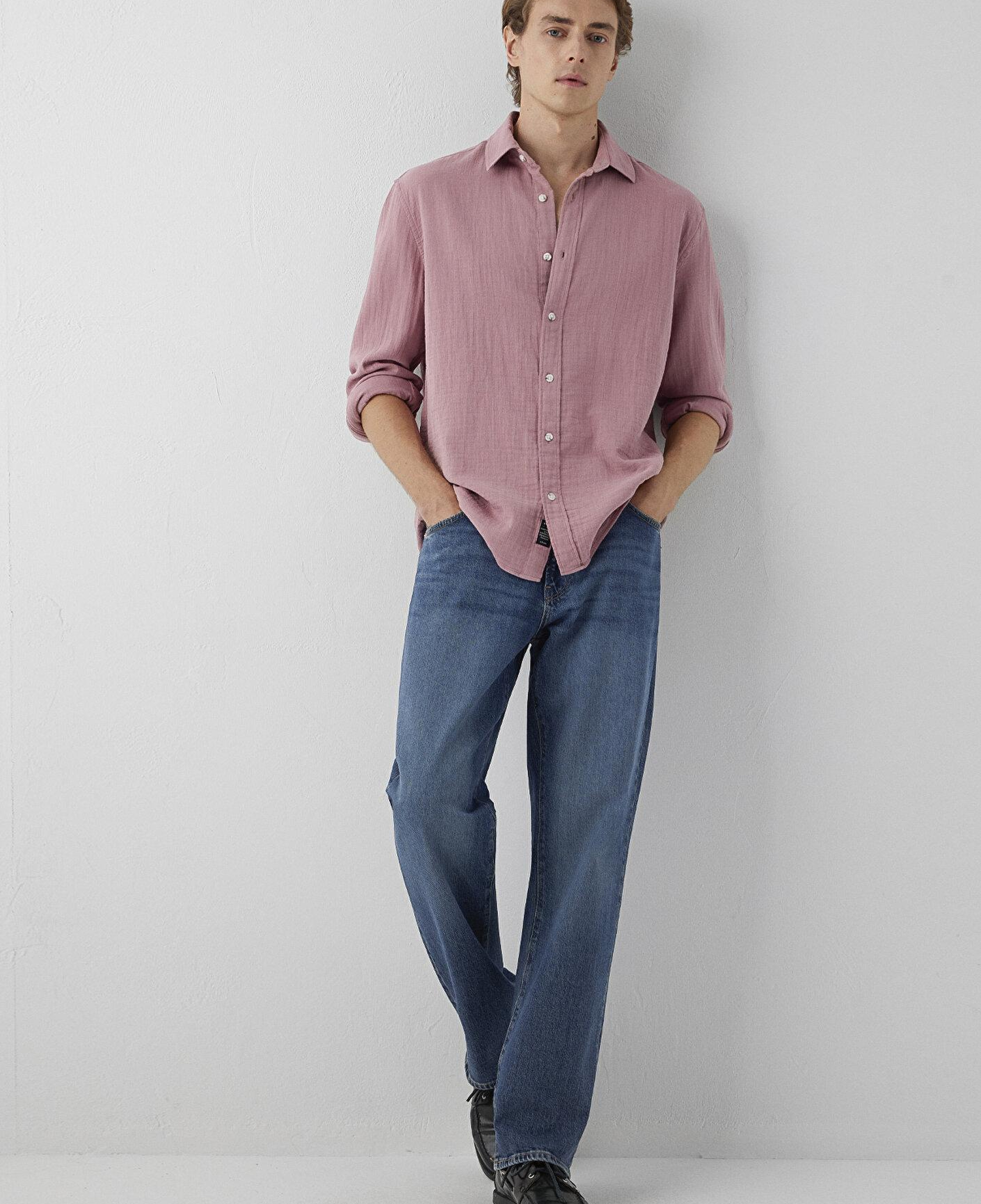 Mavi Mor Gömlek Regular Fit / Normal Kesim 0211518-70948