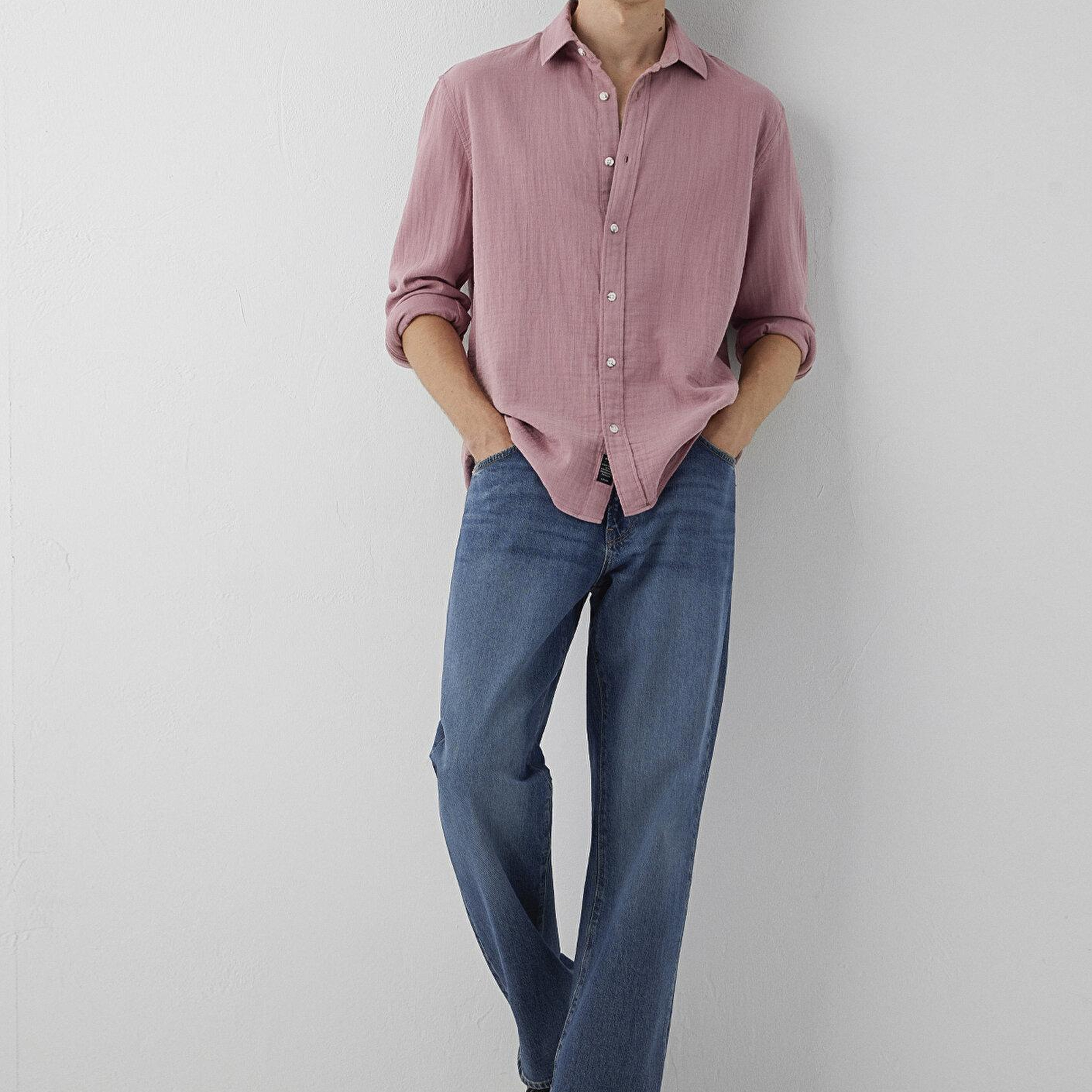 Mavi Mor Gömlek Regular Fit / Normal Kesim 0211518-70948