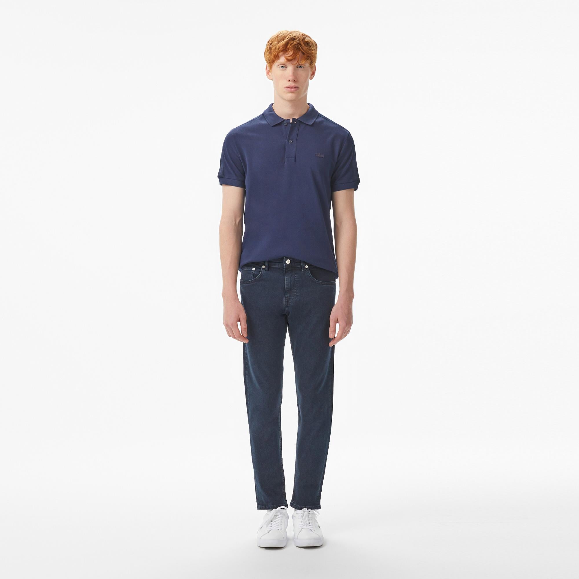 Erkek Slim Fit Mavi Jean Pantolon