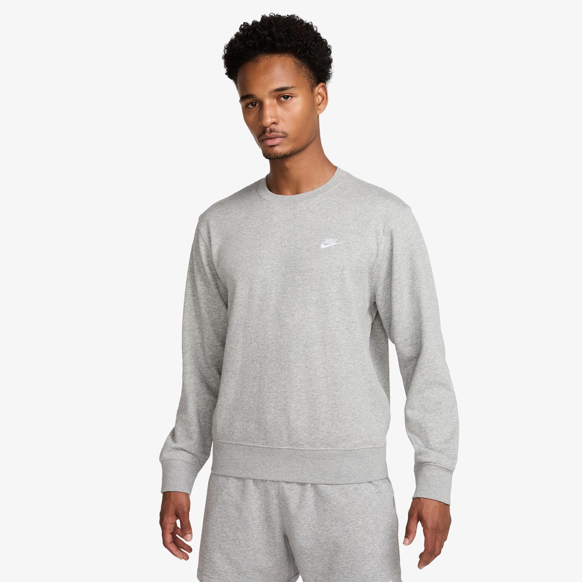 Nike Club Crew Erkek Gri Sweatshirt