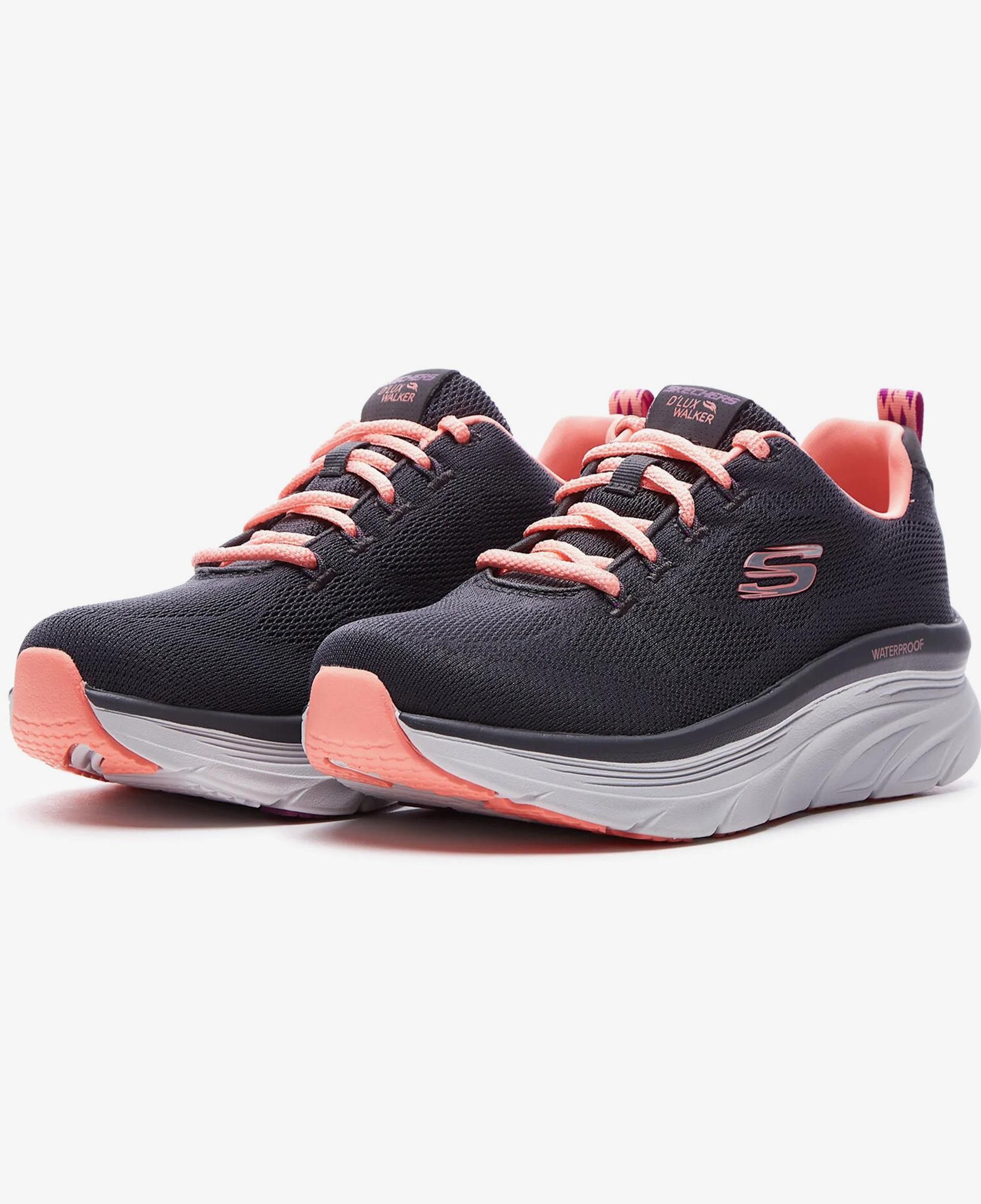 Skechers D'Lux Walker-Get Oasis Kadın Siyah Yürüyüş Ayakkabısı