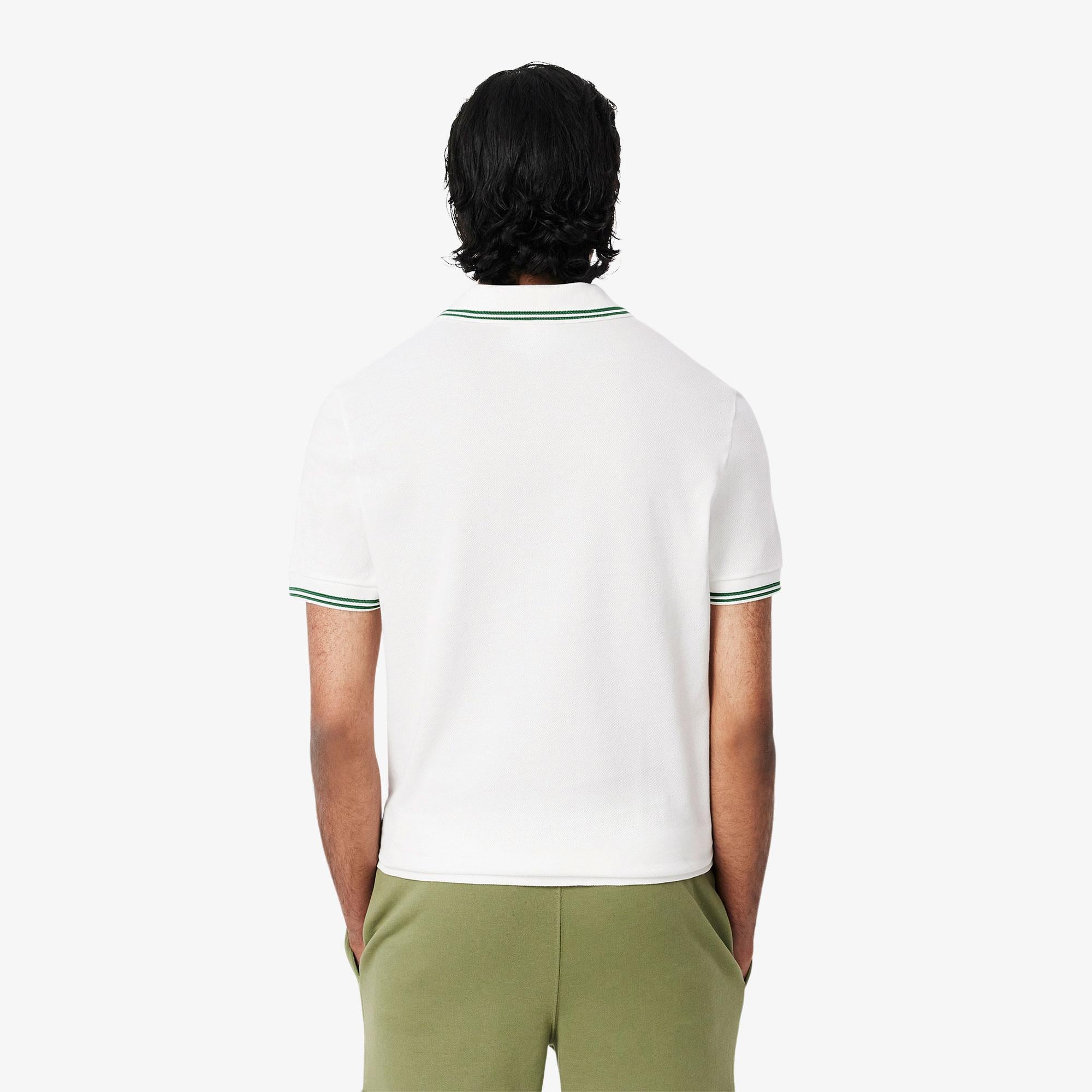 L.12.12 Erkek Regular Fit Beyaz Polo