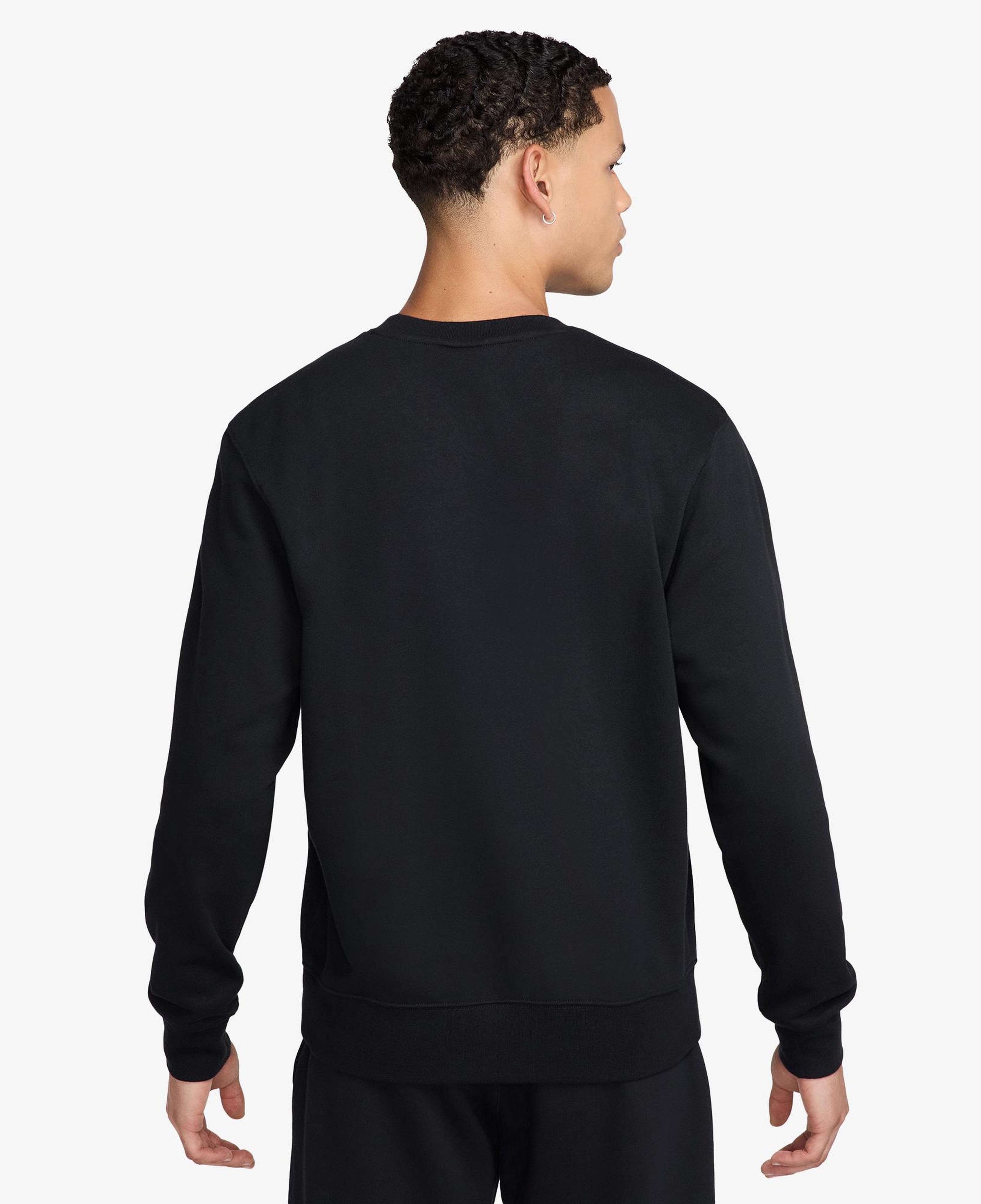 Nike Club Crew Erkek Siyah Sweatshirt